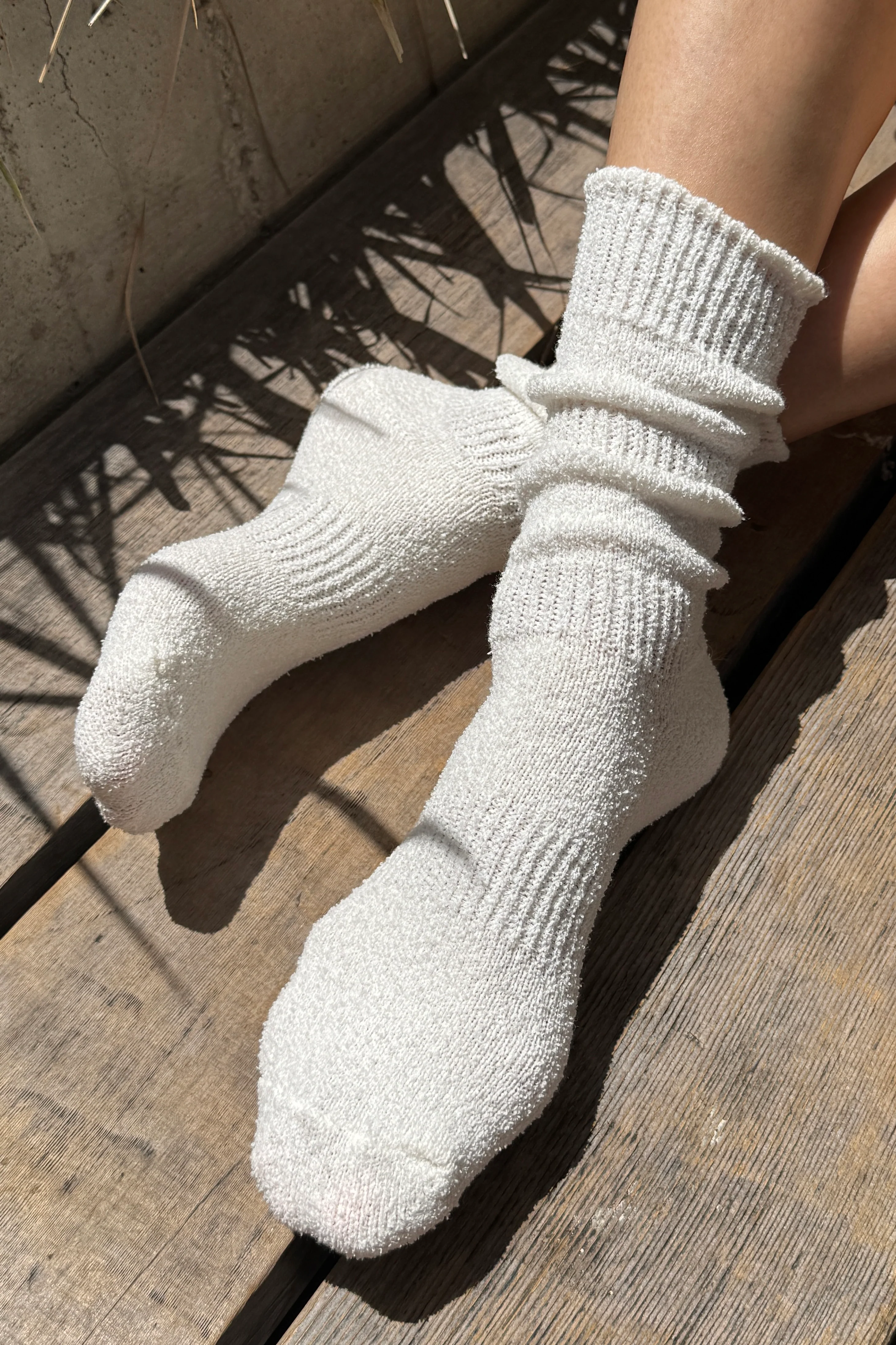 Airy Puffin Socks - Salt - Image 3