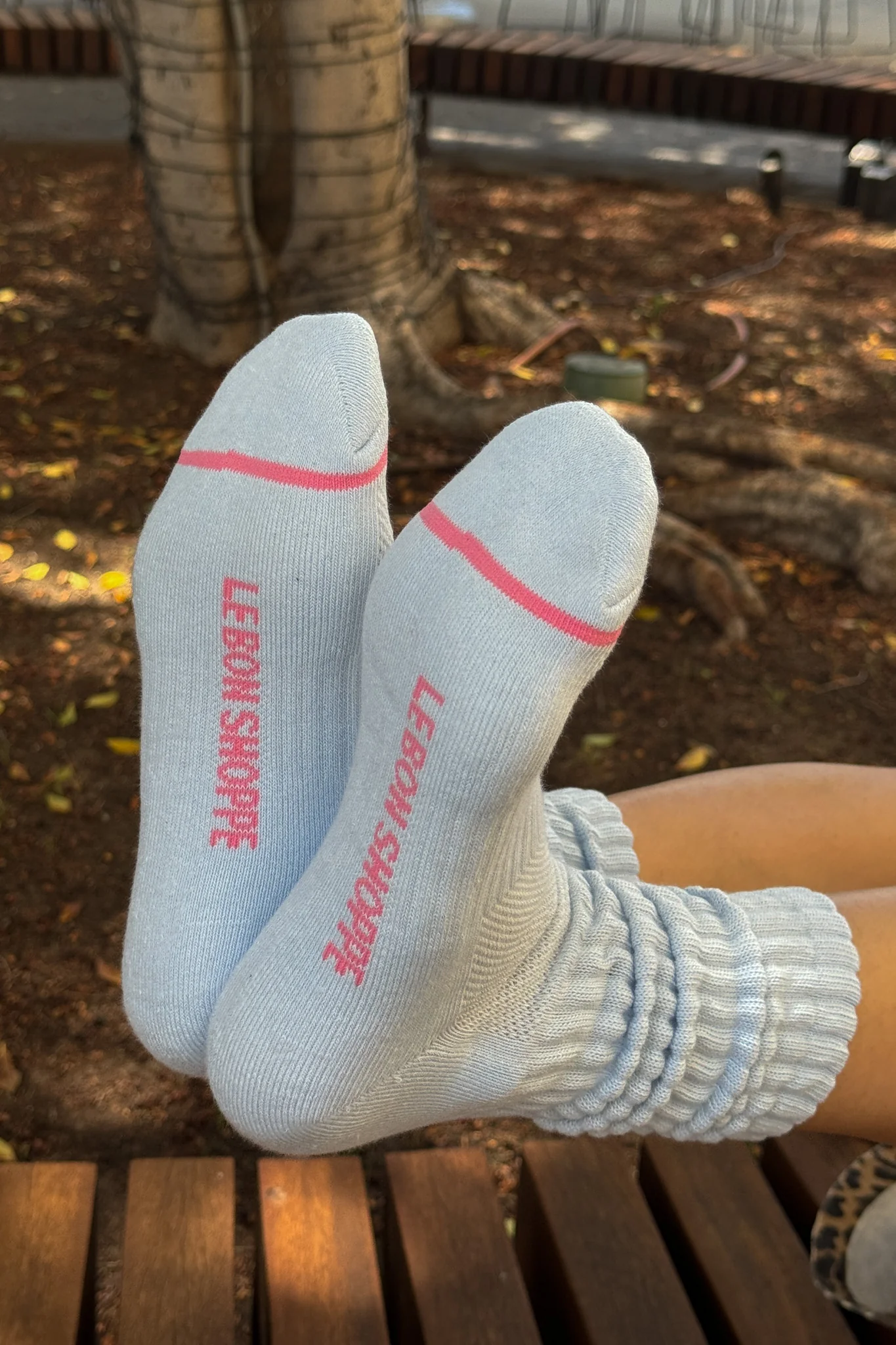 Ballet Socks - Baby Blue - Image 4