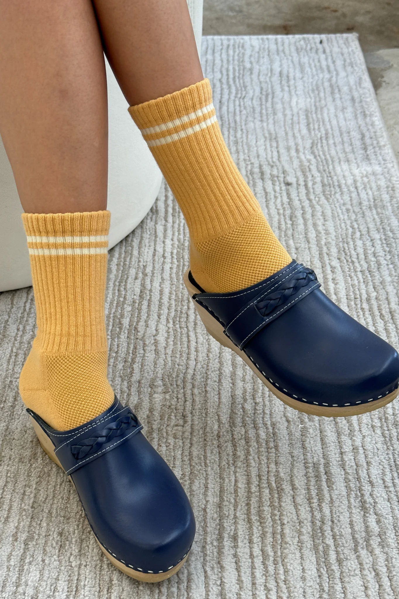 Boyfriend Socks - Butter - Image 2