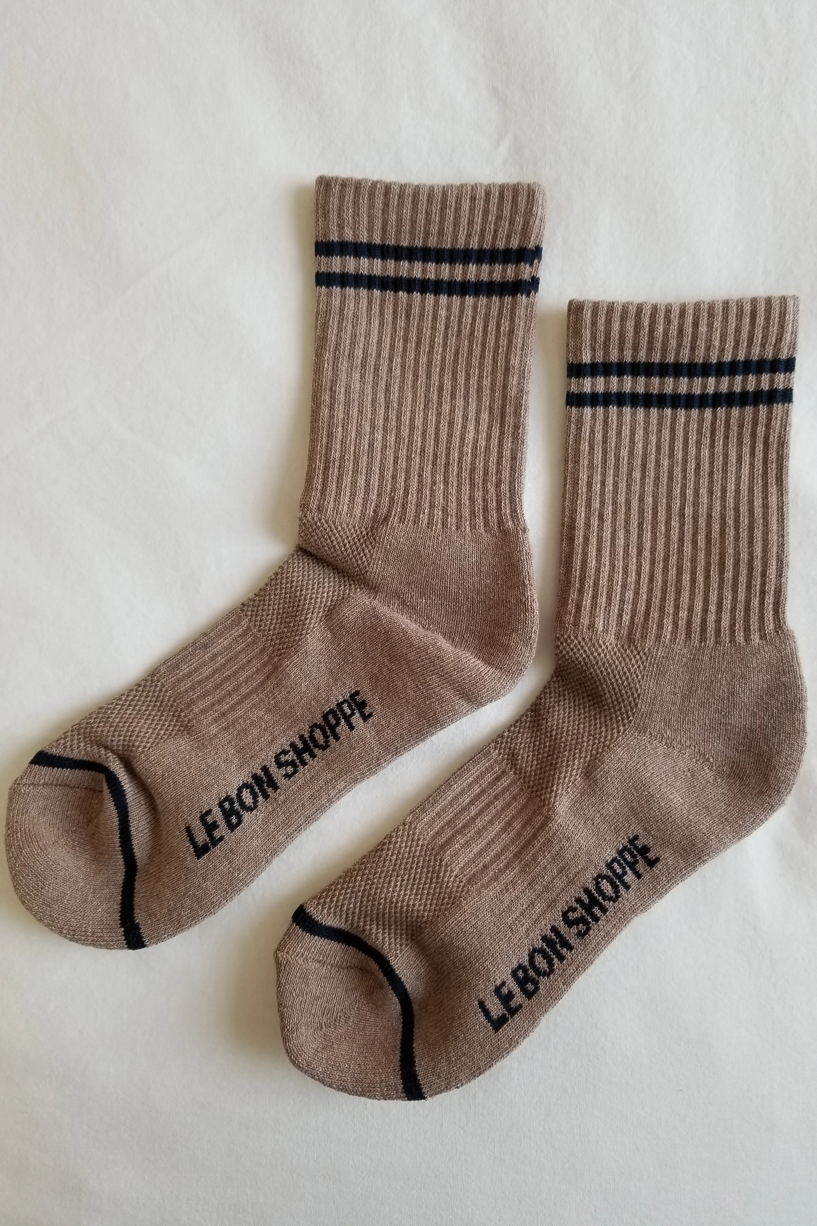 Boyfriend Socks - Cocoa - Image 4