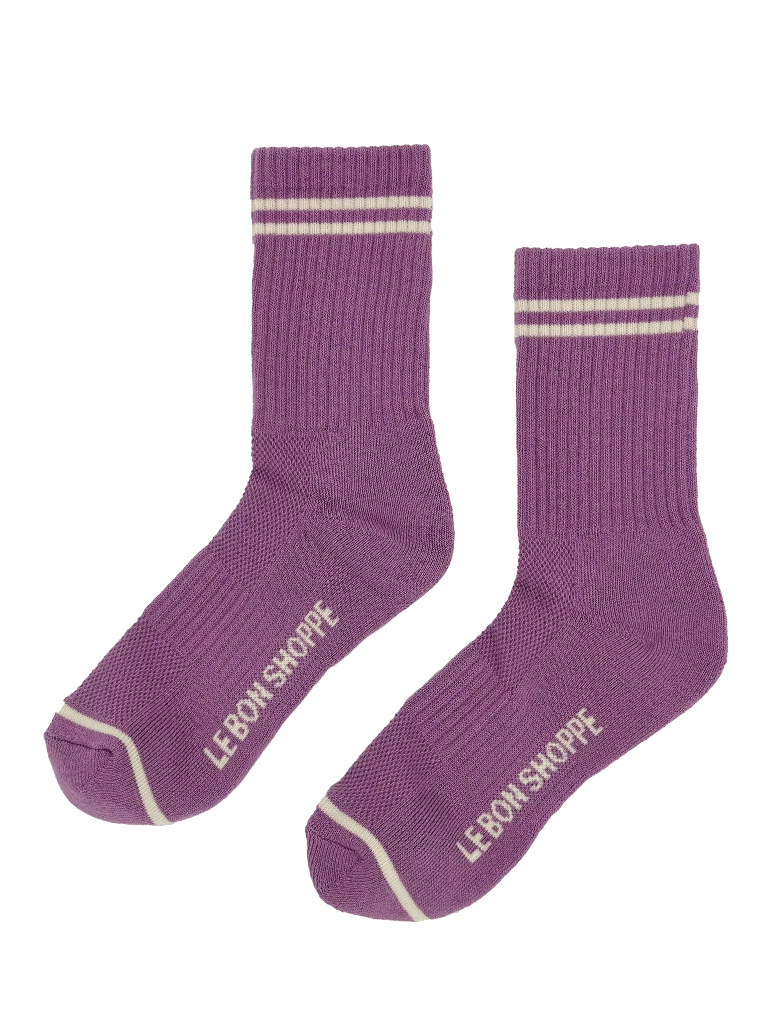 Boyfriend Socks - Grape - Image 4