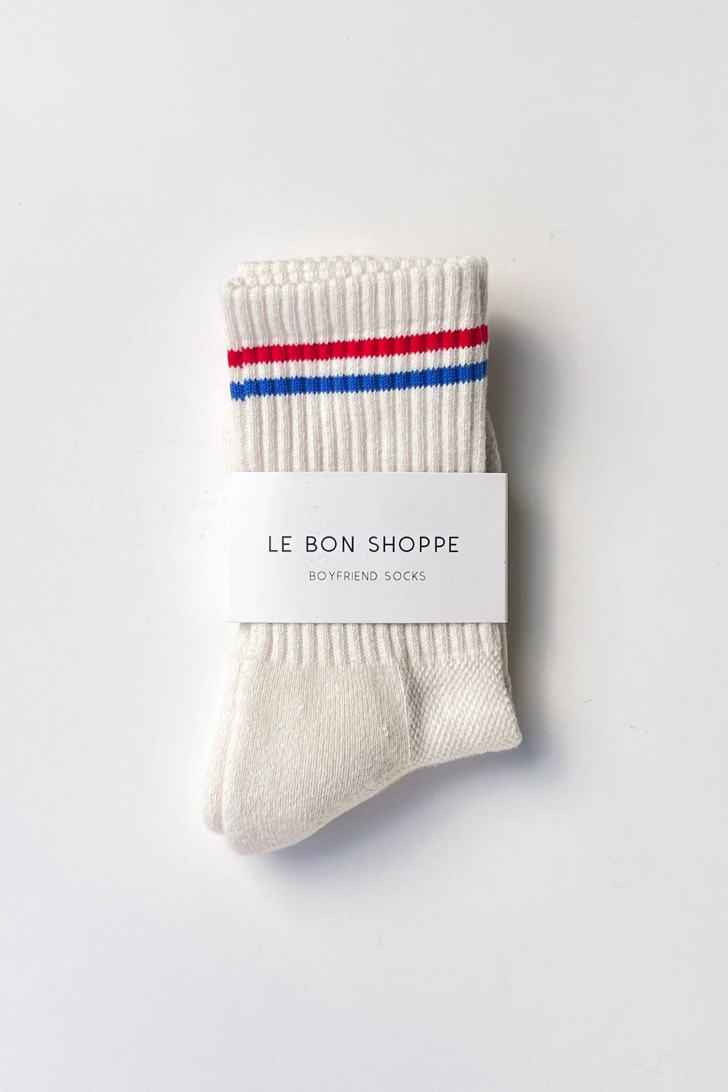Boyfriend Socks - Milk - Image 5