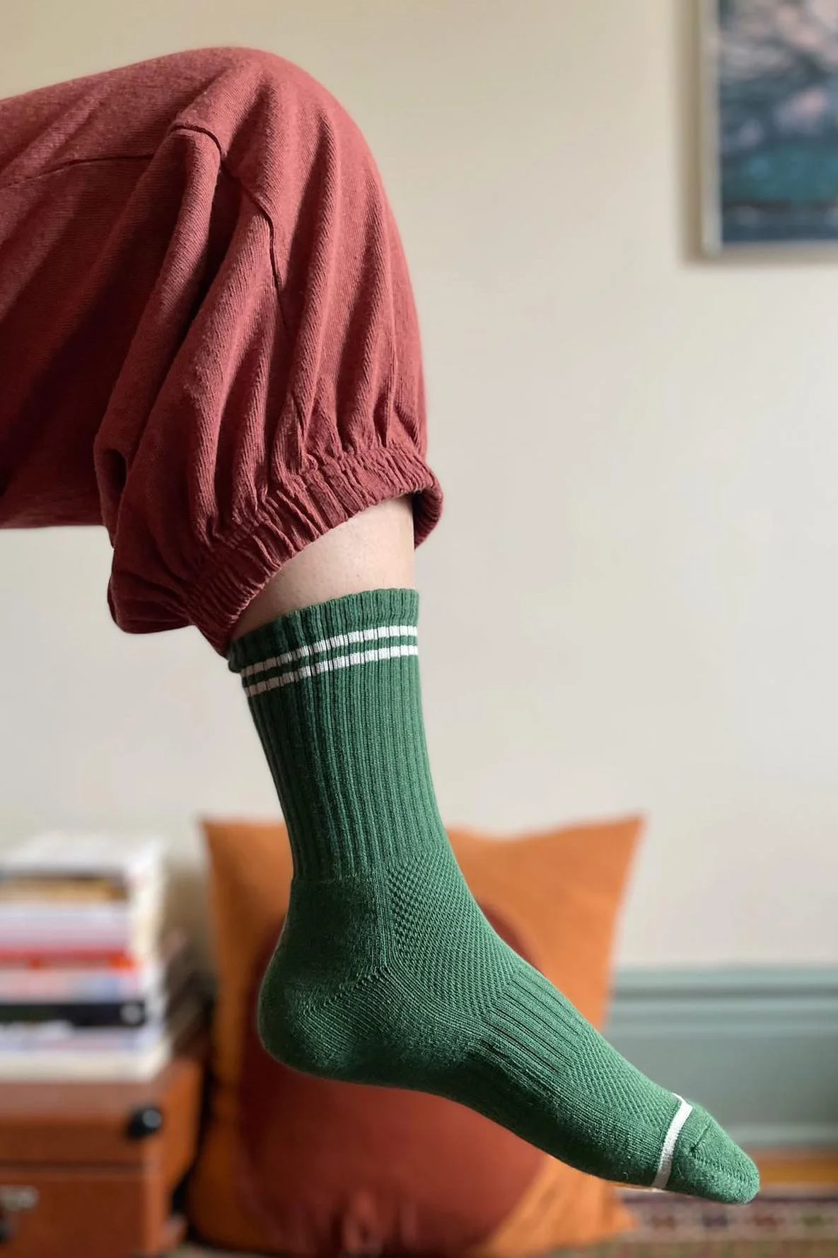 Boyfriend Socks - Moss - Image 2