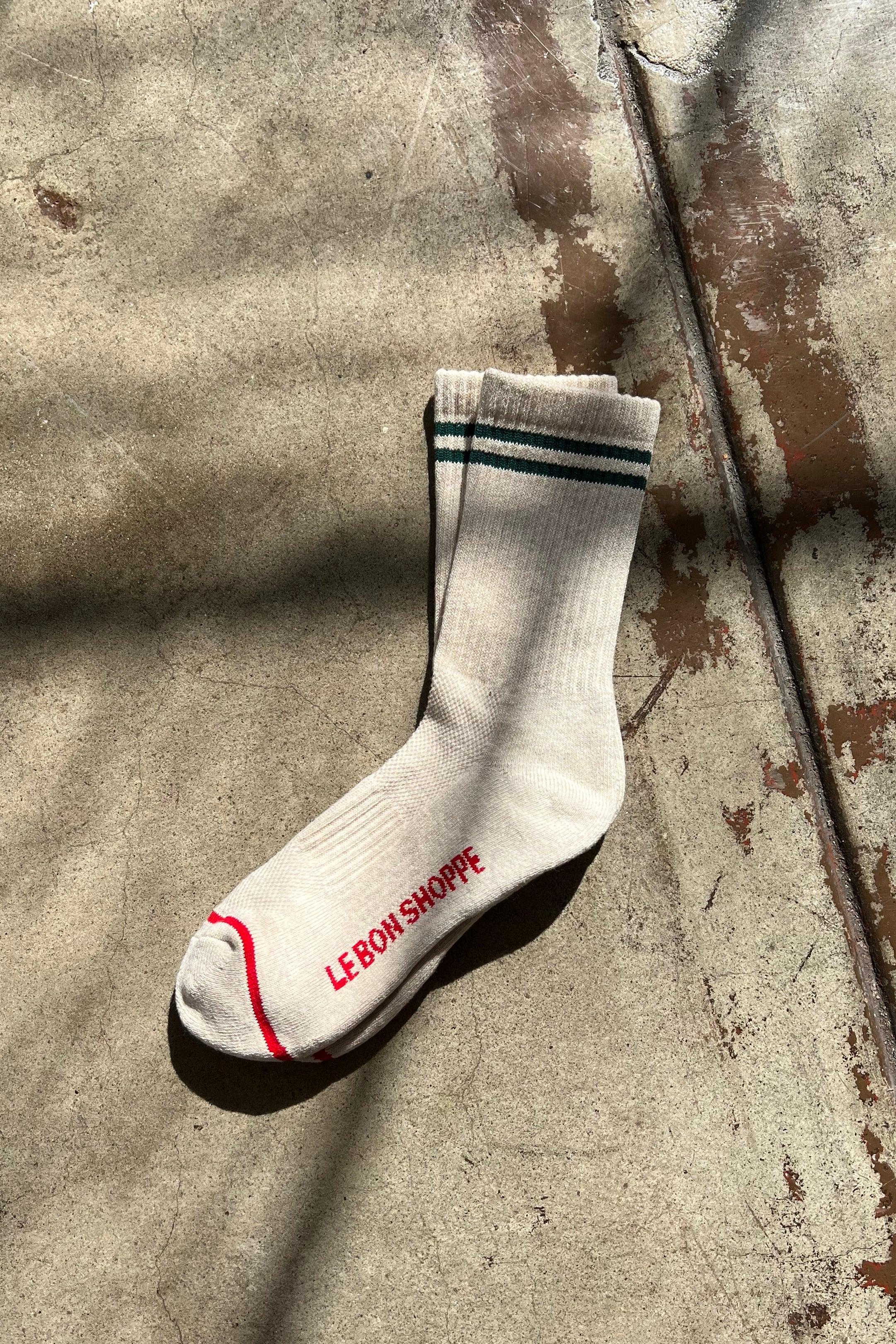 Boyfriend Socks - Oatmeal - Image 3