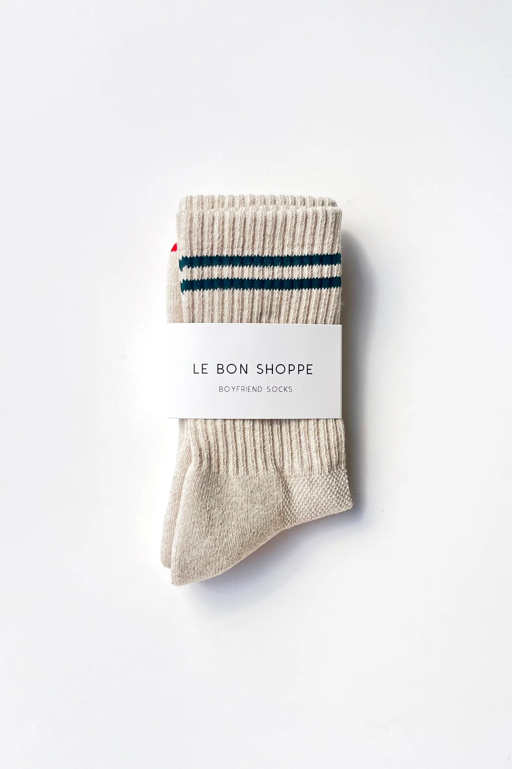 Boyfriend Socks - Oatmeal - Image 4