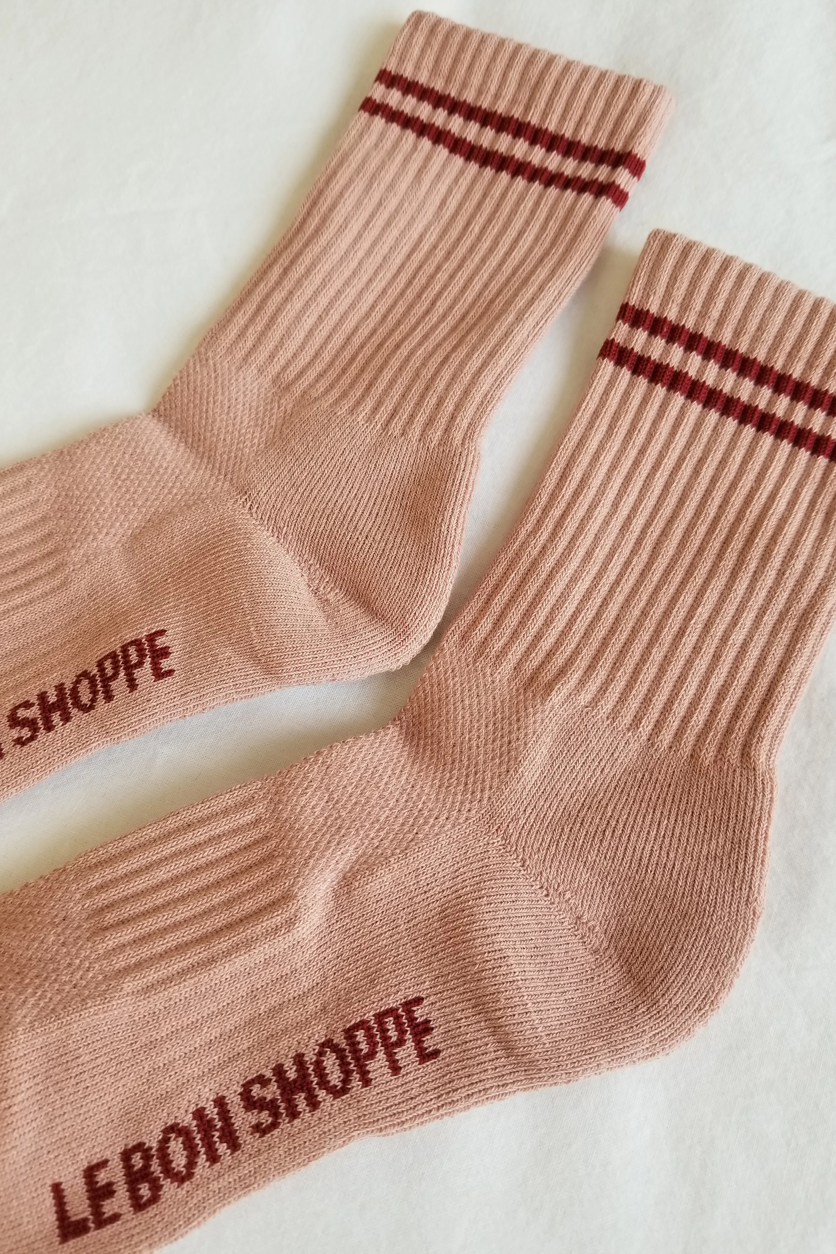 Boyfriend Socks - Vintage Pink - Image 2