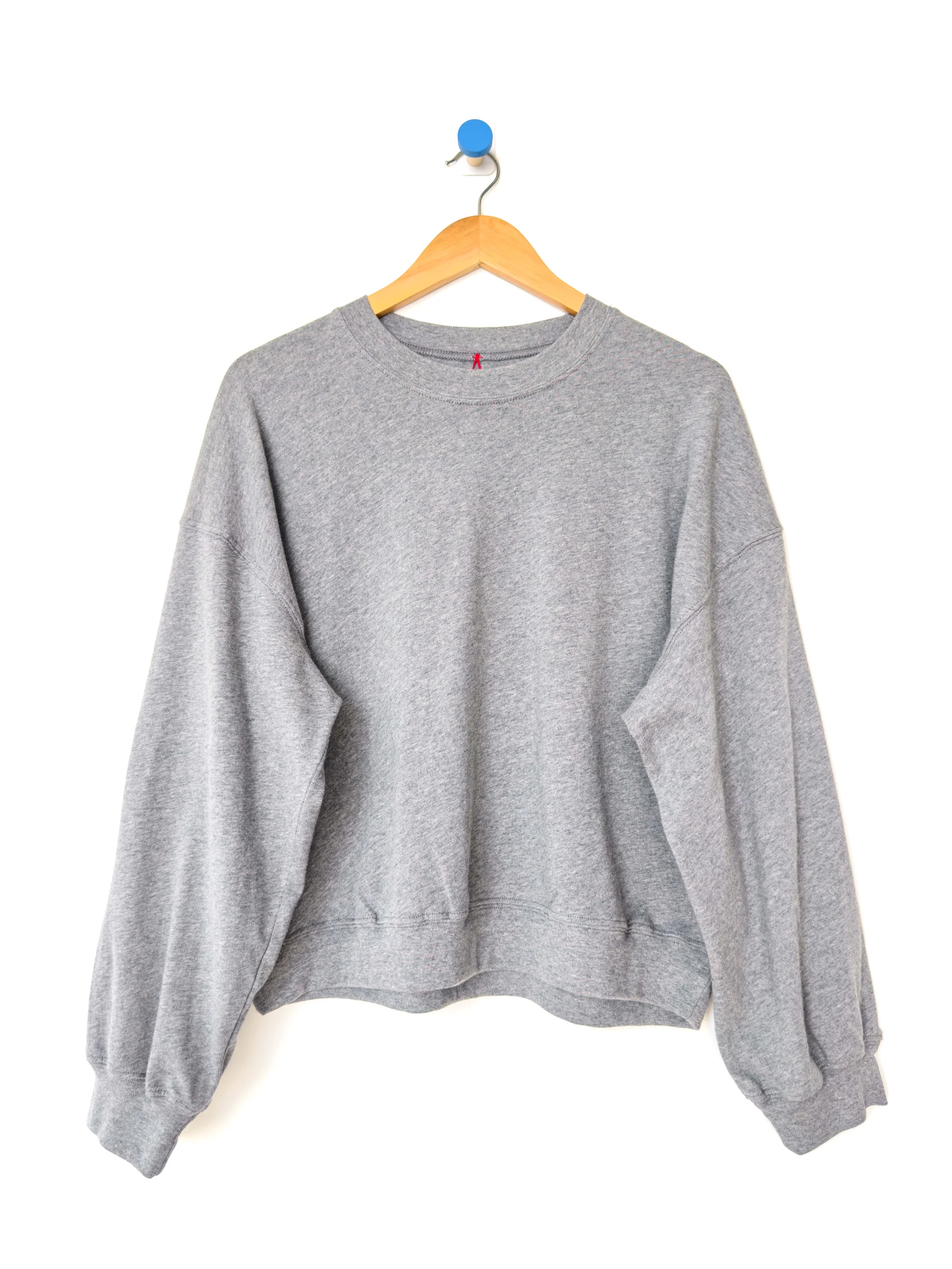 Cali Jersey Sweatshirt - Melange Grey - Image 3