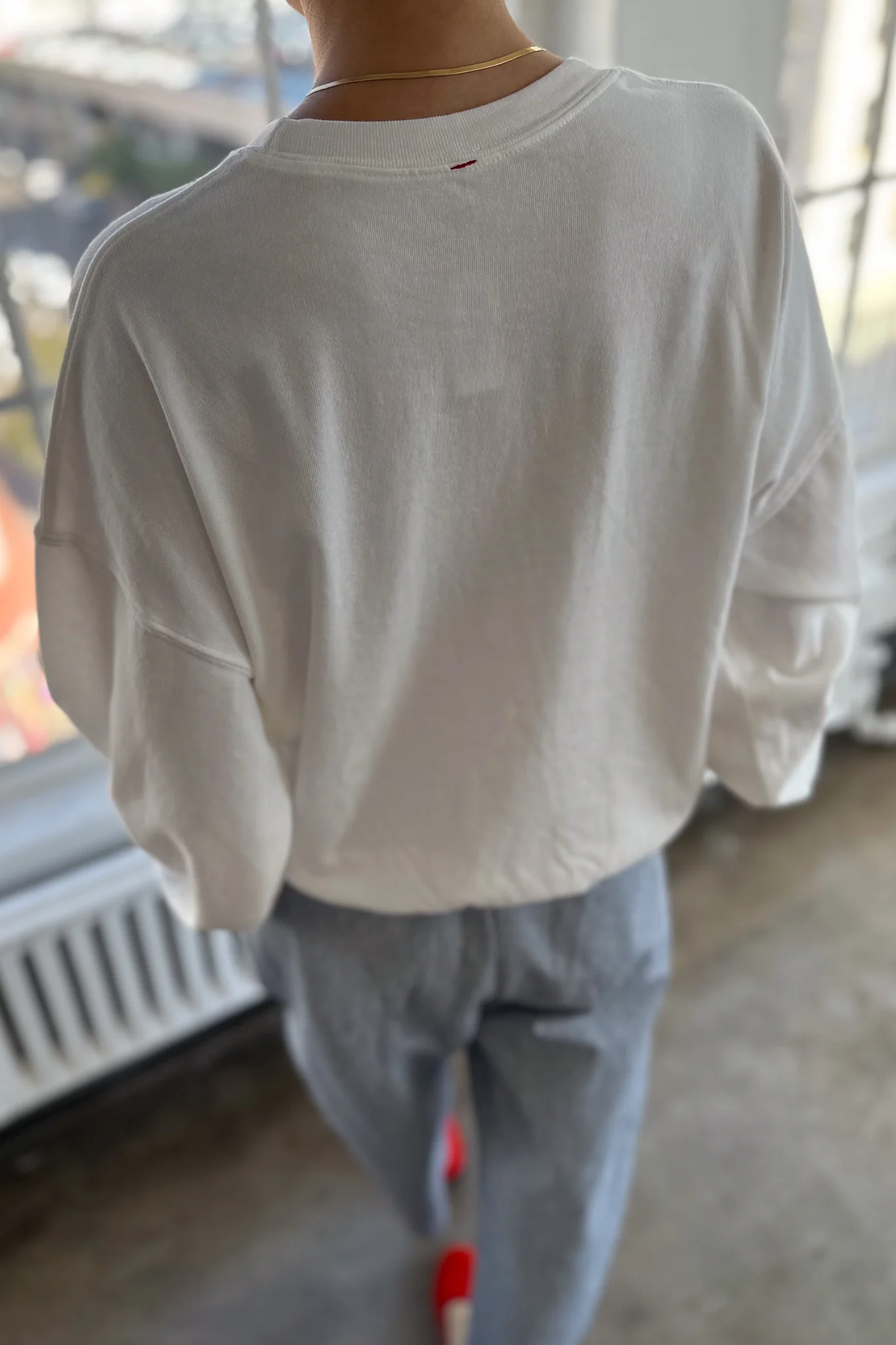 Cali Jersey Sweatshirt - Vintage White - Image 3