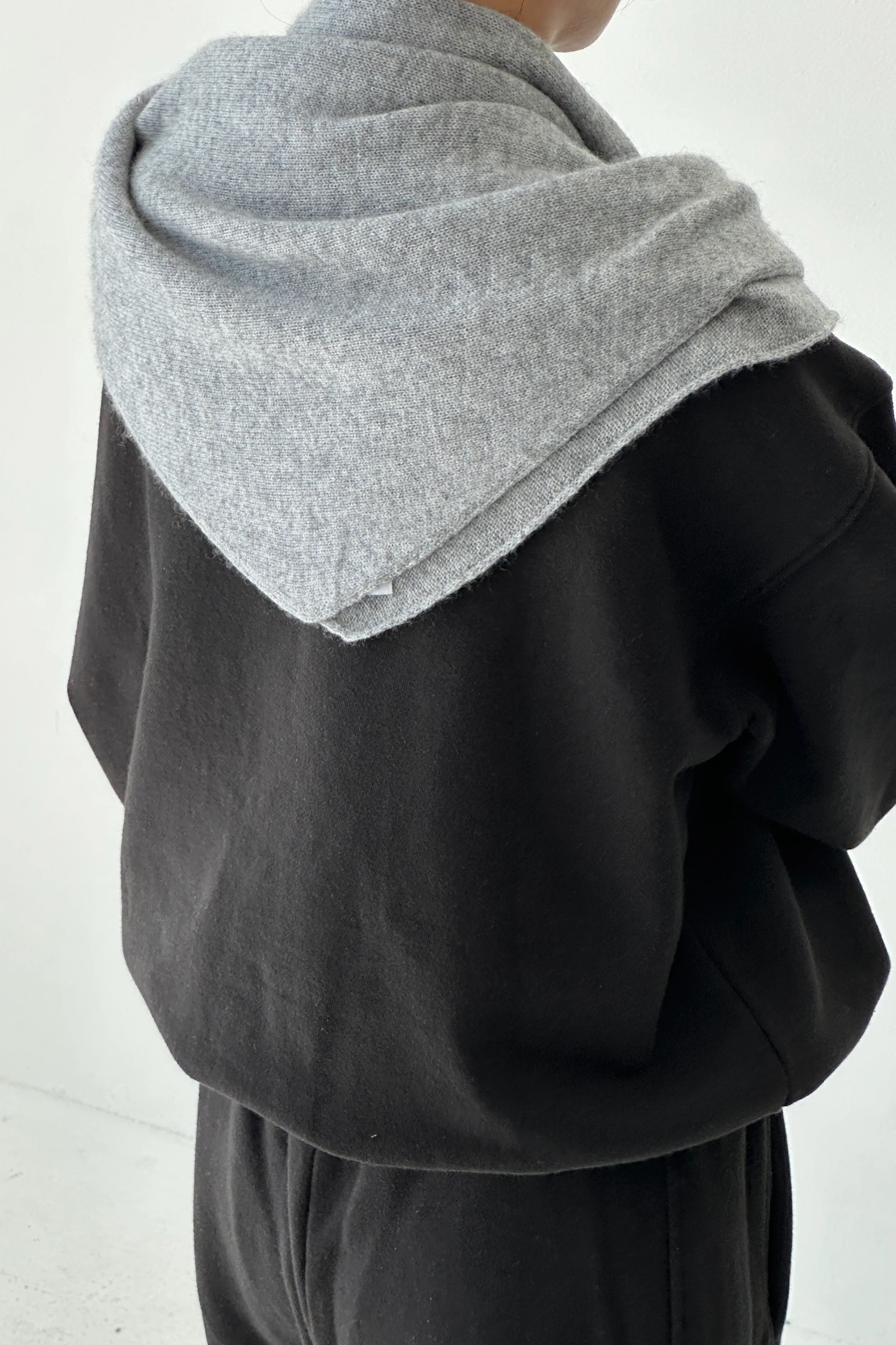 Cashmere Shawl - Ht. Grey - Image 3