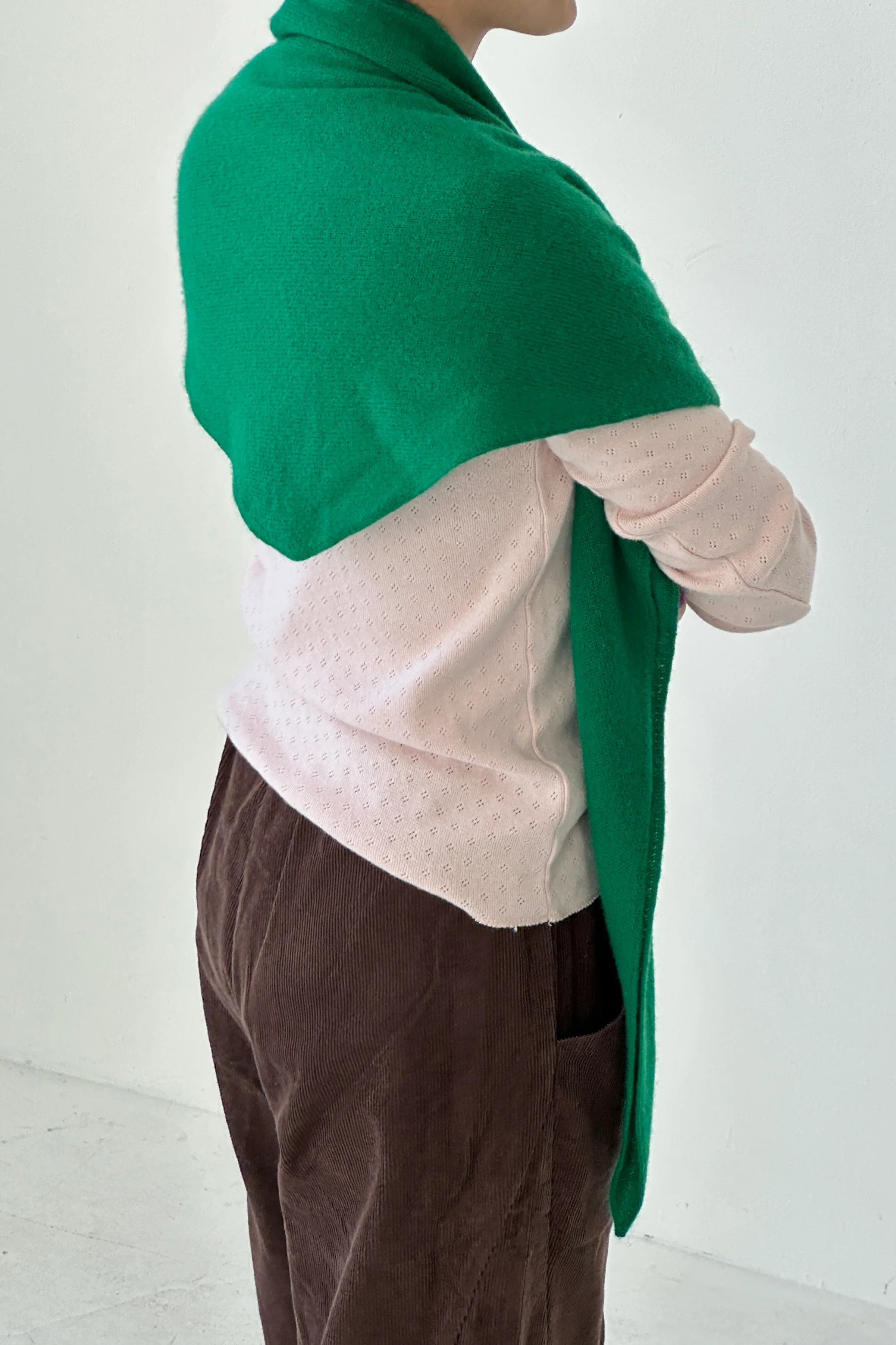 Cashmere Shawl - Kelly Green - Image 3