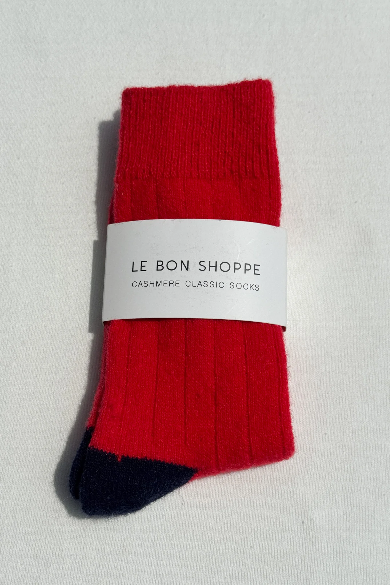 Classic Cashmere Socks - Poppy Red - Image 4