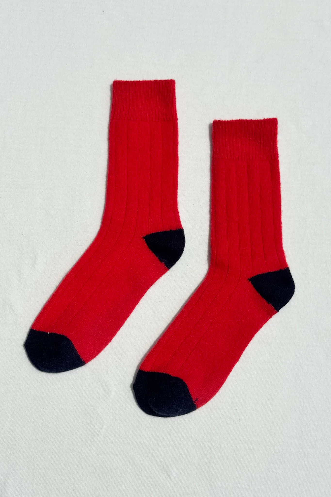 Classic Cashmere Socks - Poppy Red - Image 5