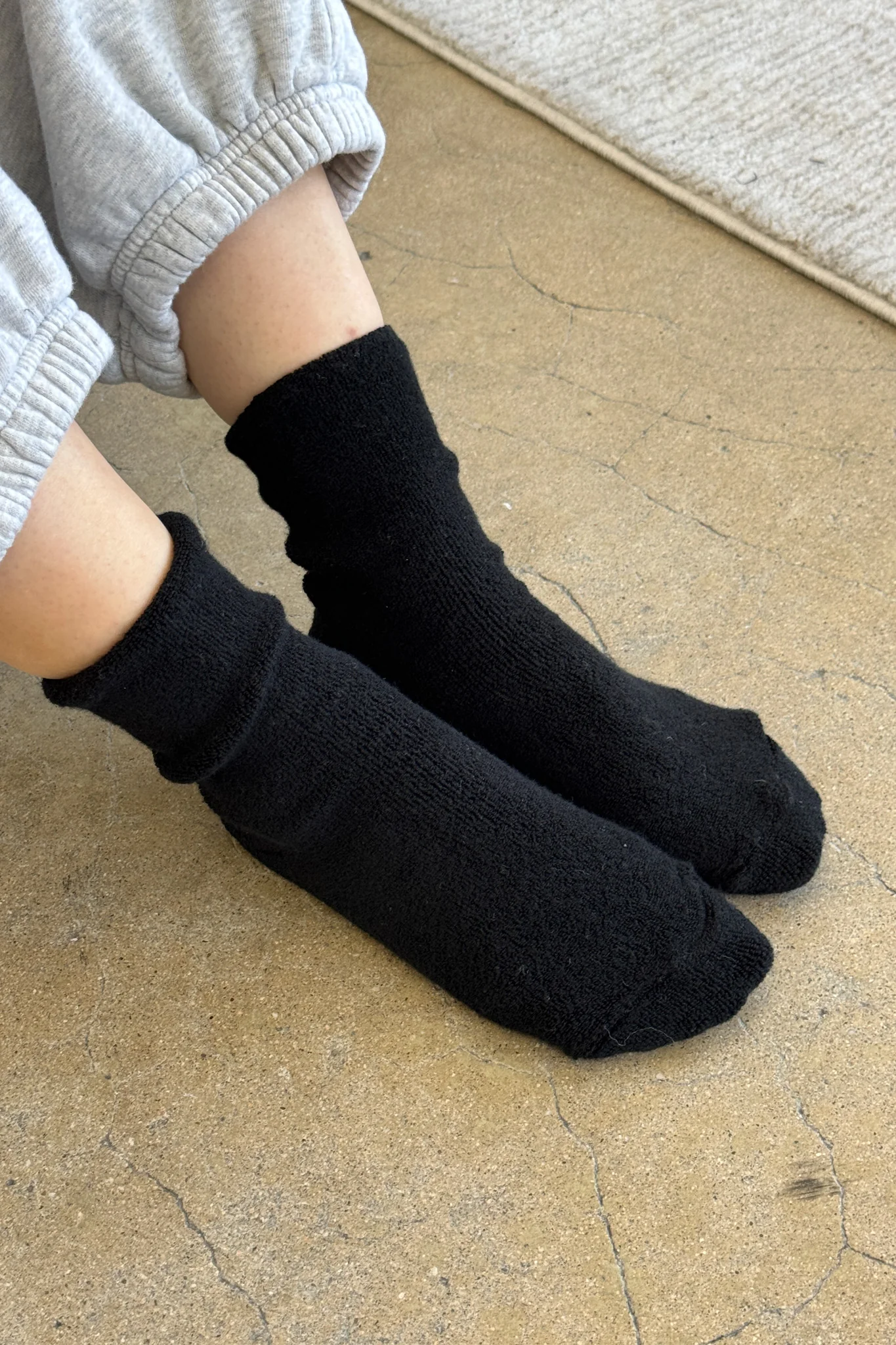 Cloud Socks - Jet Black - Image 4