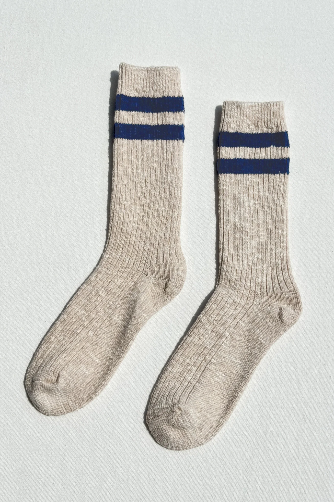 Cottage Varsity Socks - Oatmeal Varsity - Image 6