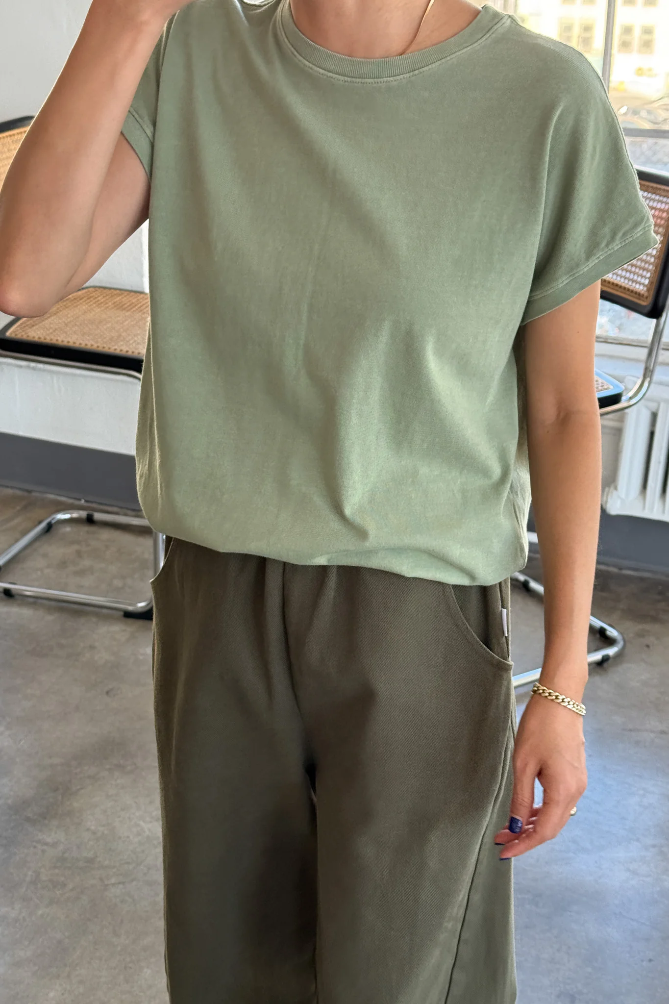 Ease Tee - Matcha - Image 2