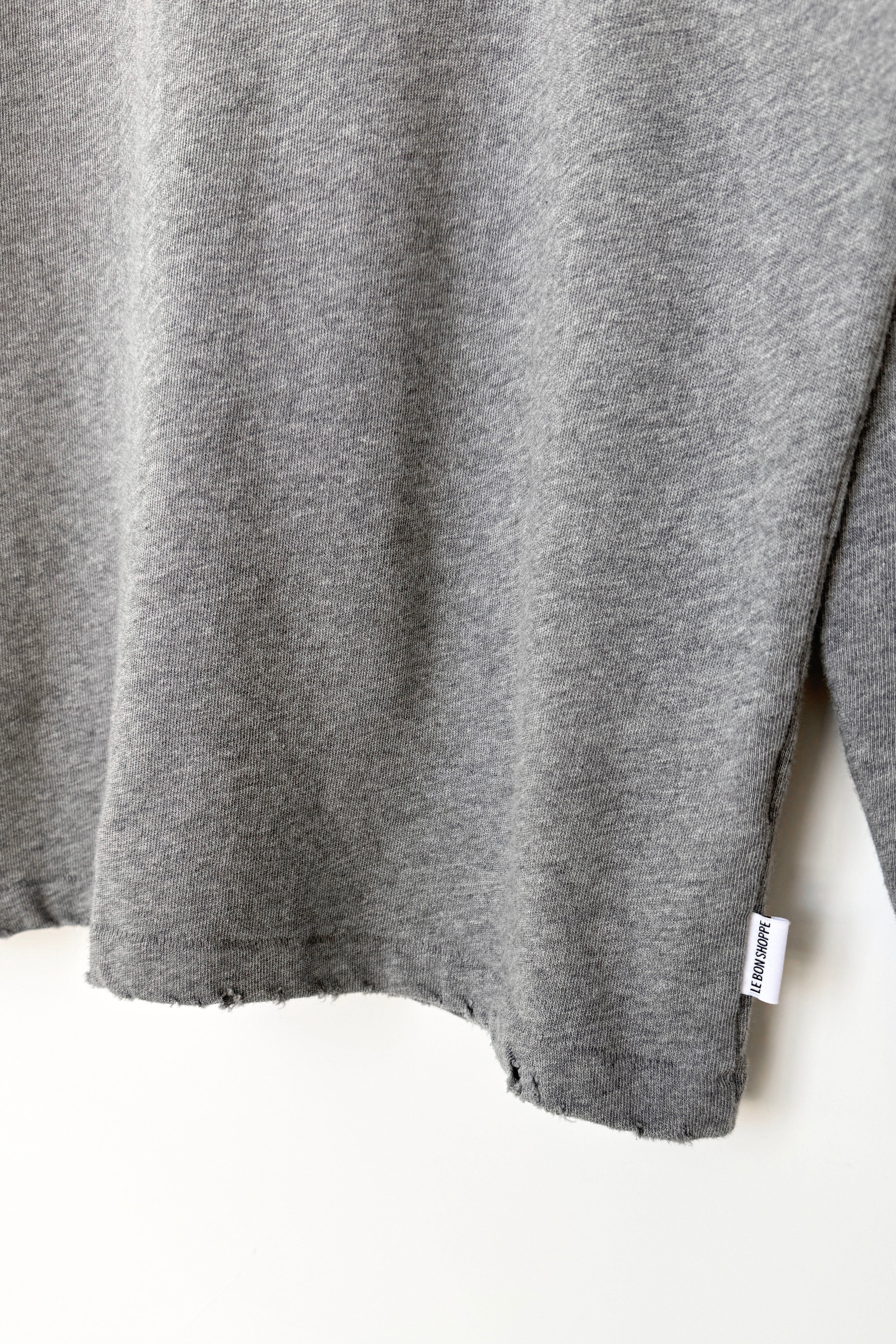 Everyday Long Sleeve Tee - Melange Grey - Image 5