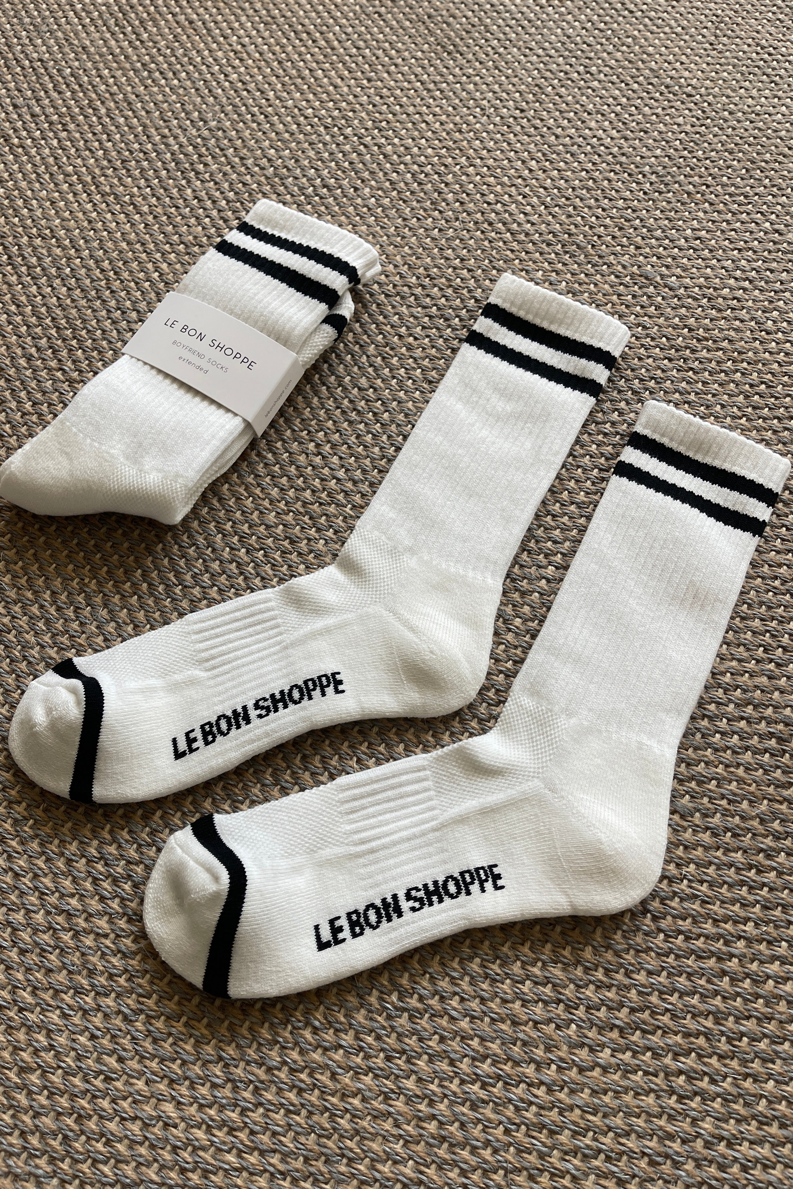 EXTENDED Boyfriend Socks - Classic White - Image 3