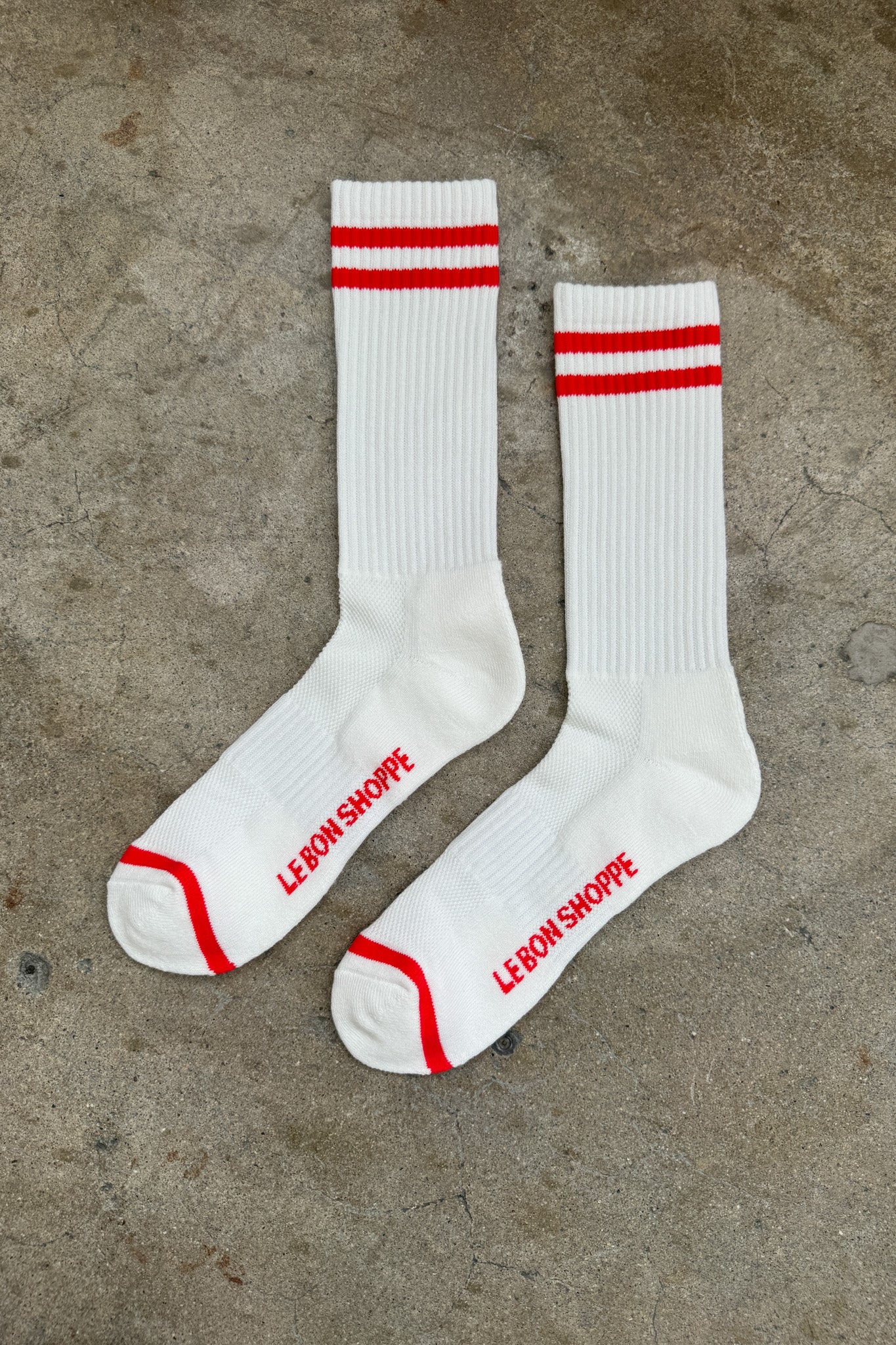 EXTENDED  Boyfriend Socks - Clean White - Image 4