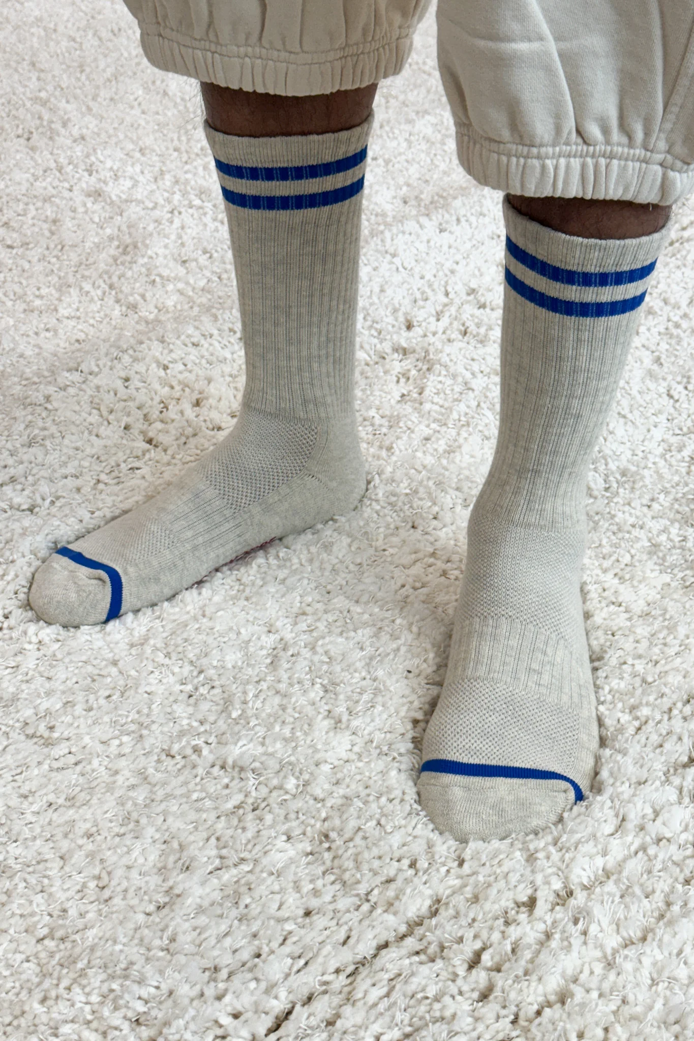 EXTENDED Boyfriend Socks - Ice