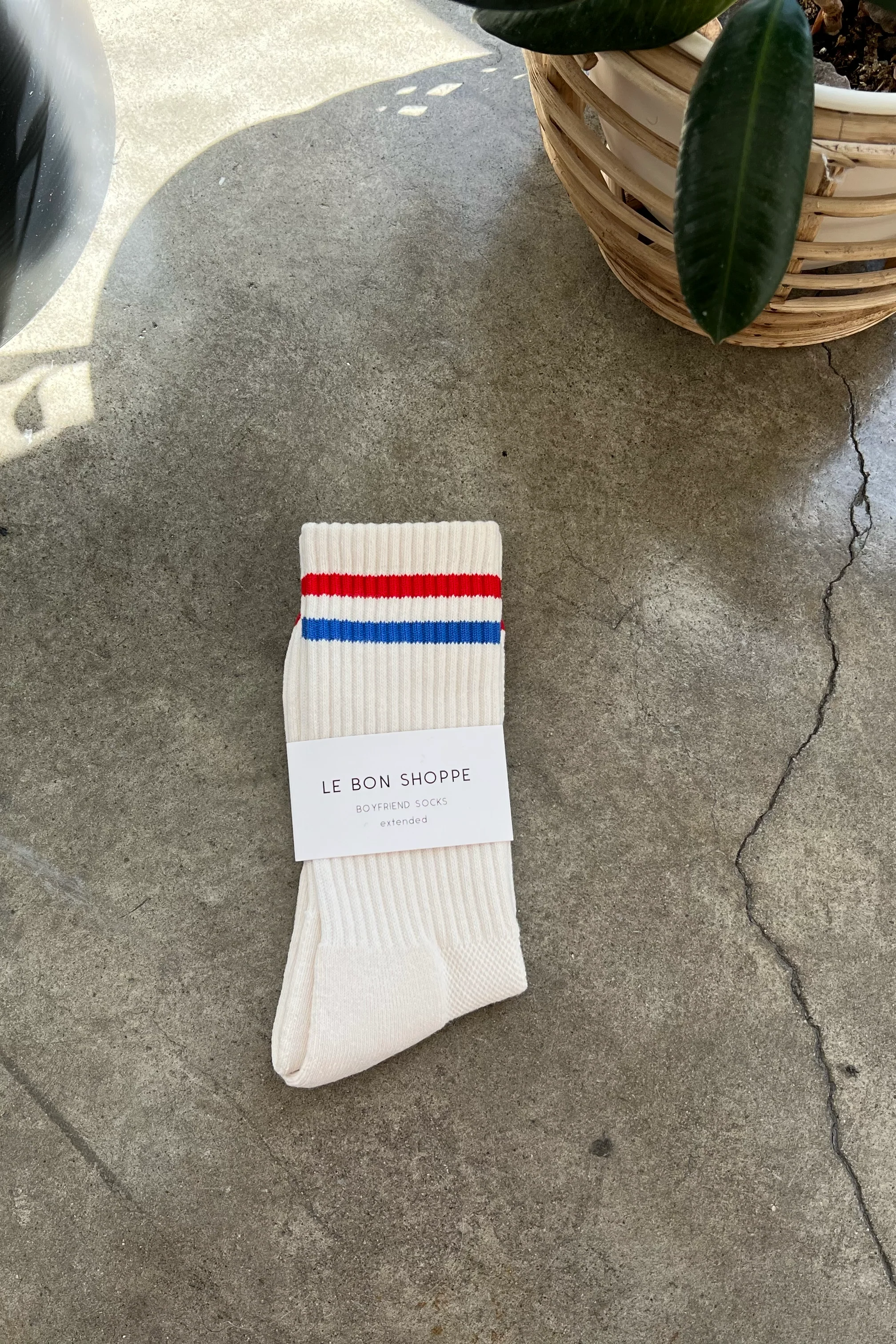 EXTENDED Boyfriend Socks - Milk - Image 4