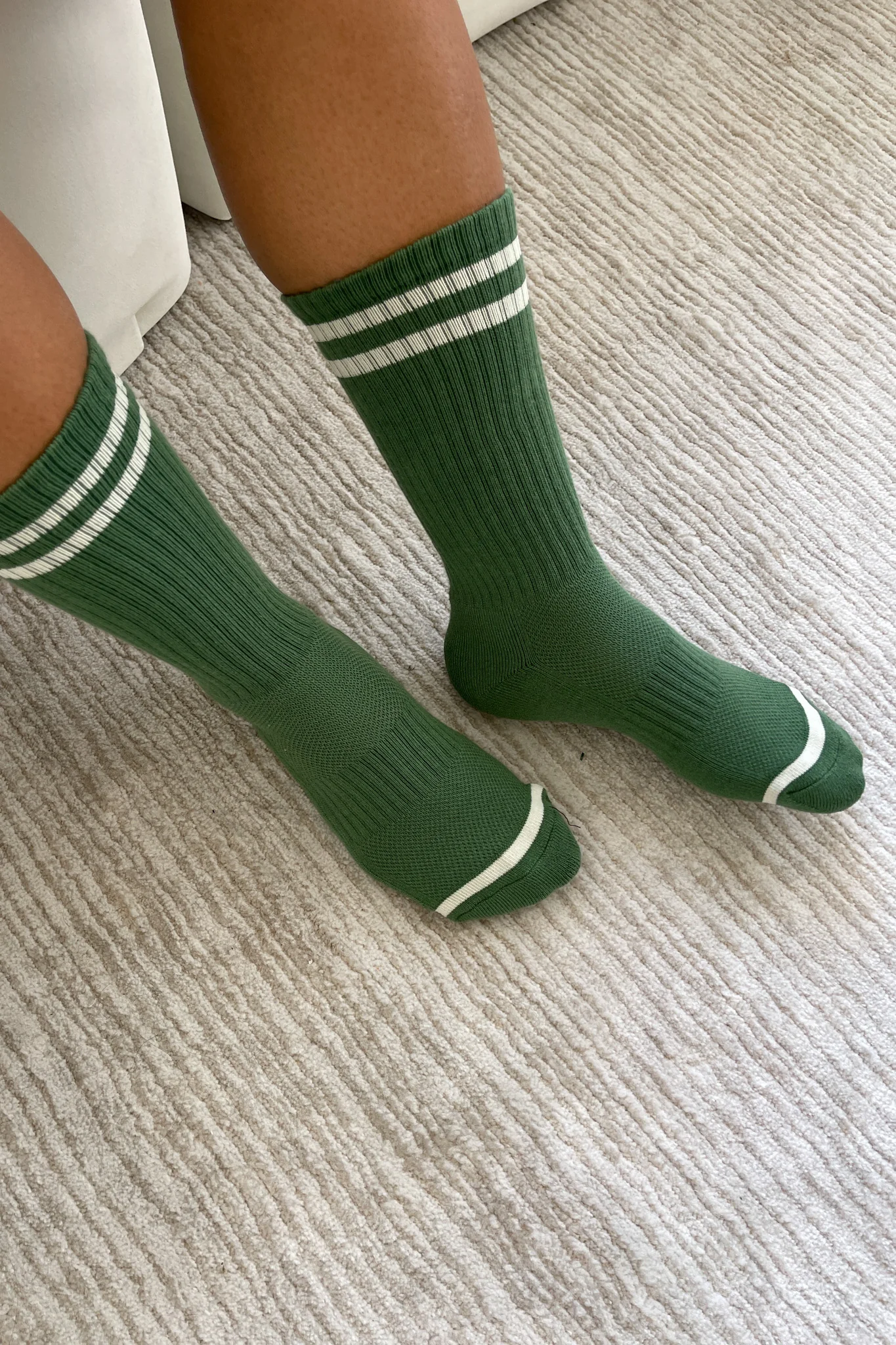 EXTENDED Boyfriend Socks - Moss - Image 3