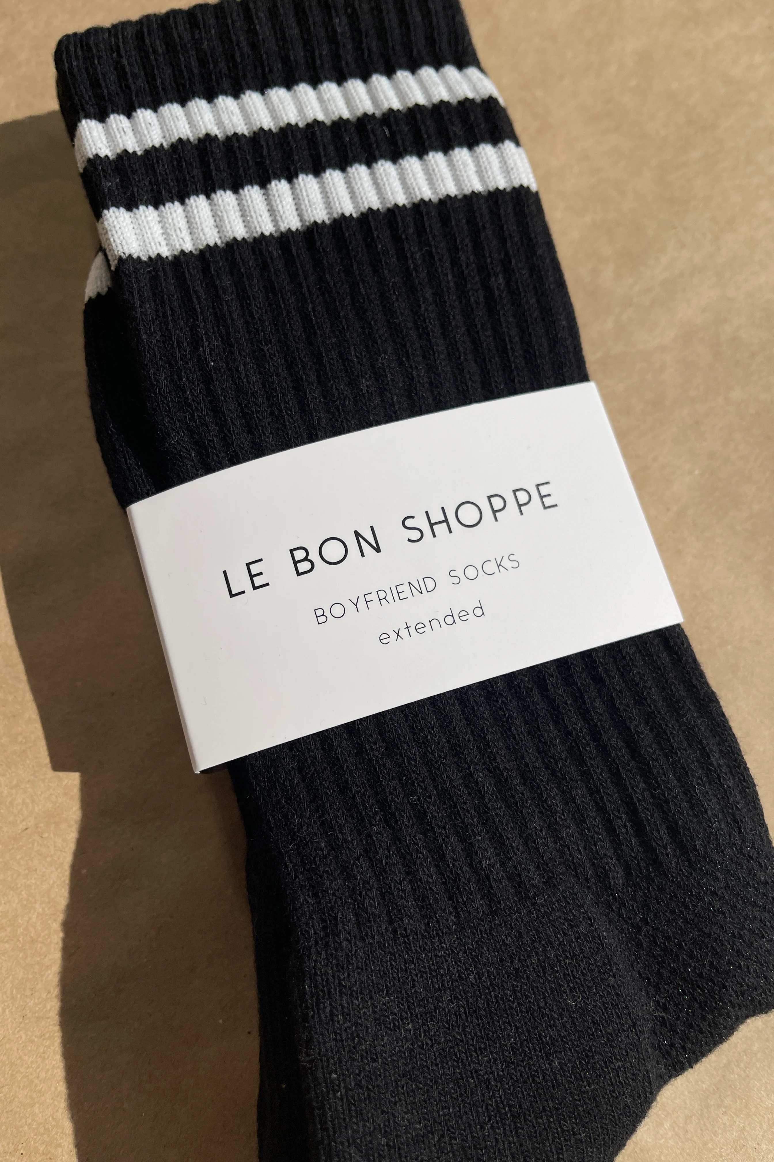 EXTENDED Boyfriend Socks - Noir - Image 3