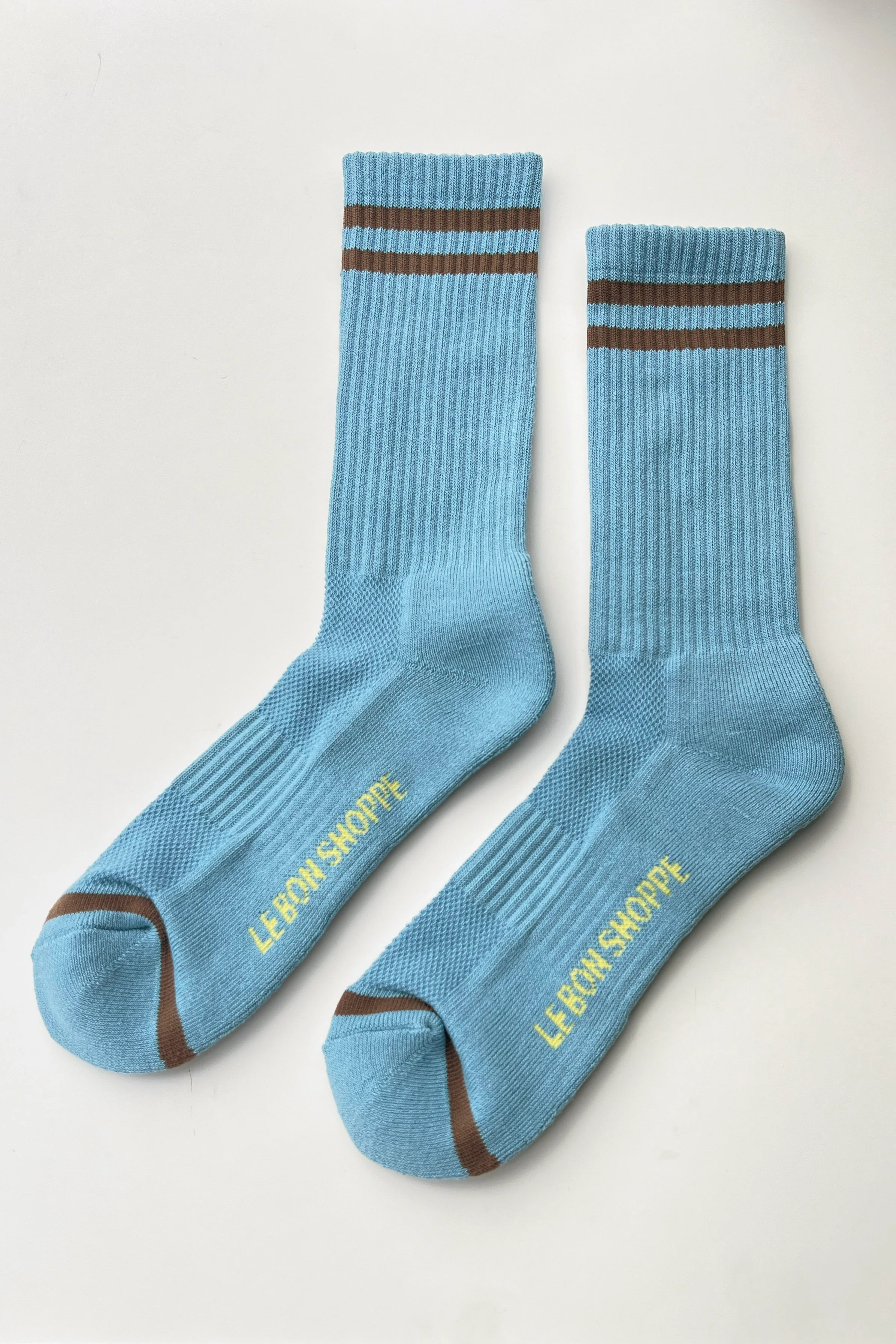 EXTENDED Boyfriend Socks - Powder Blue - Image 5
