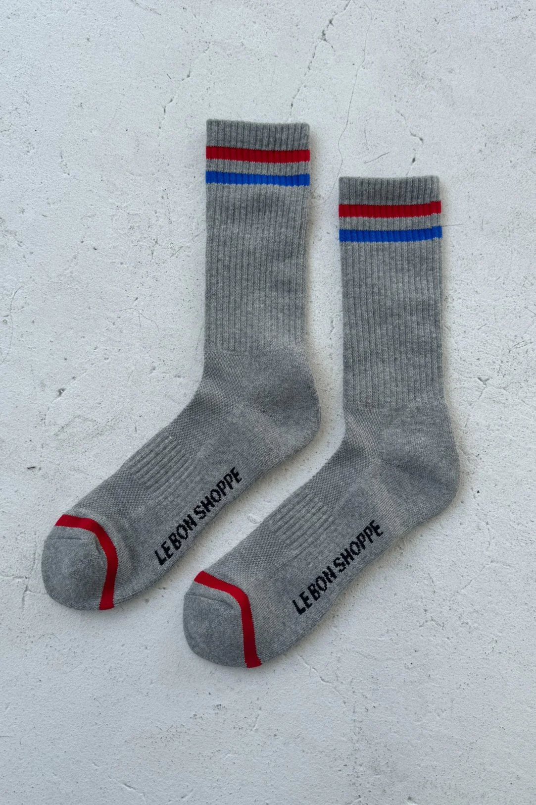 EXTENDED  Boyfriend Socks - True Grey - Image 4