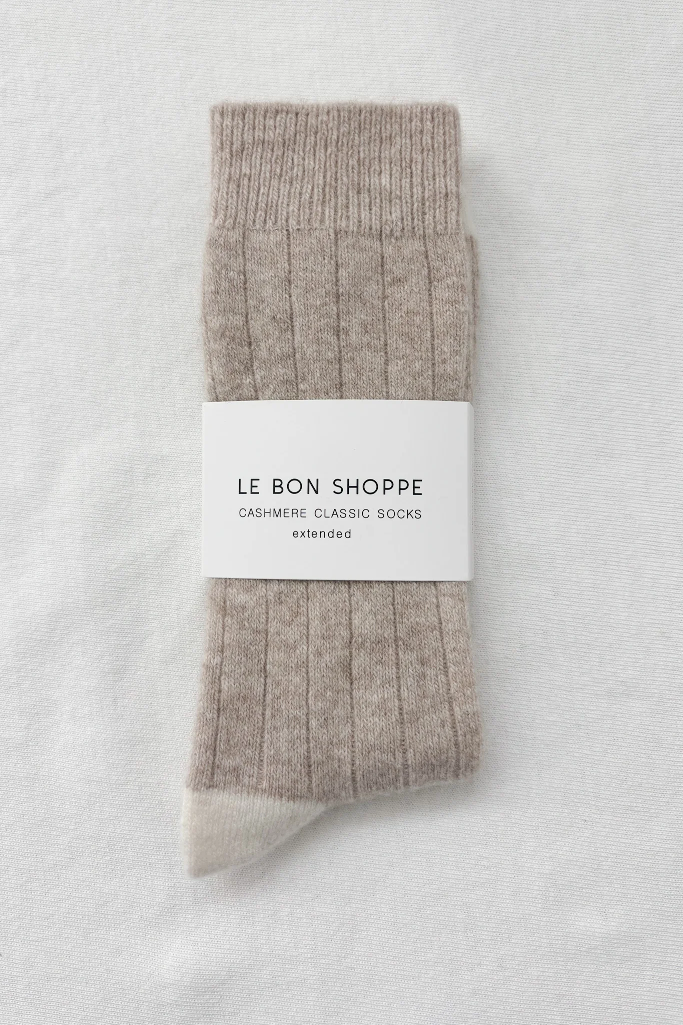 EXTENDED Cashmere Classic Socks - Fawn - Image 4