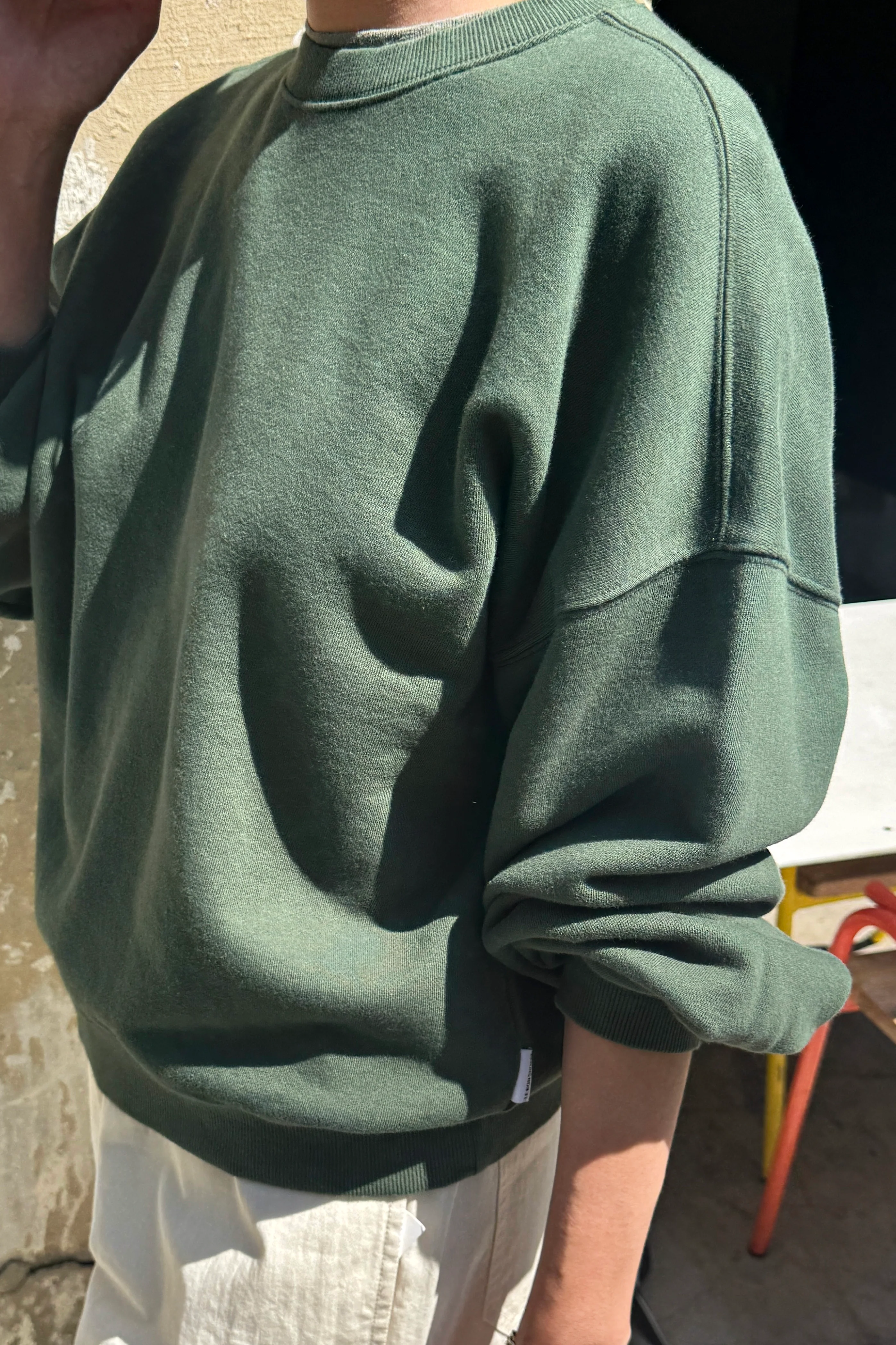 French Terry Core Sweatshirt - Cedar Green - Image 3