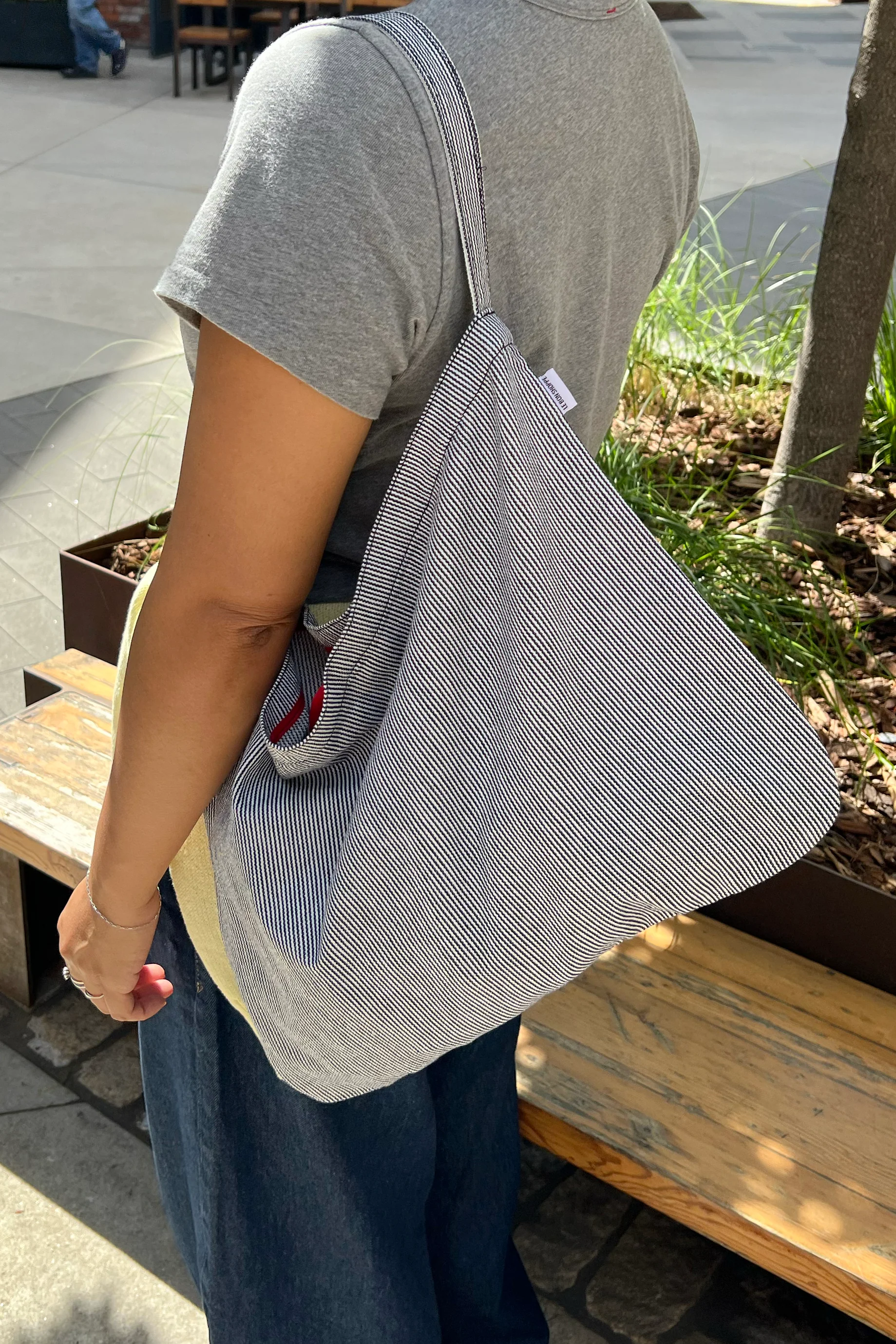 Happy Carry Bag - Blue Stripe