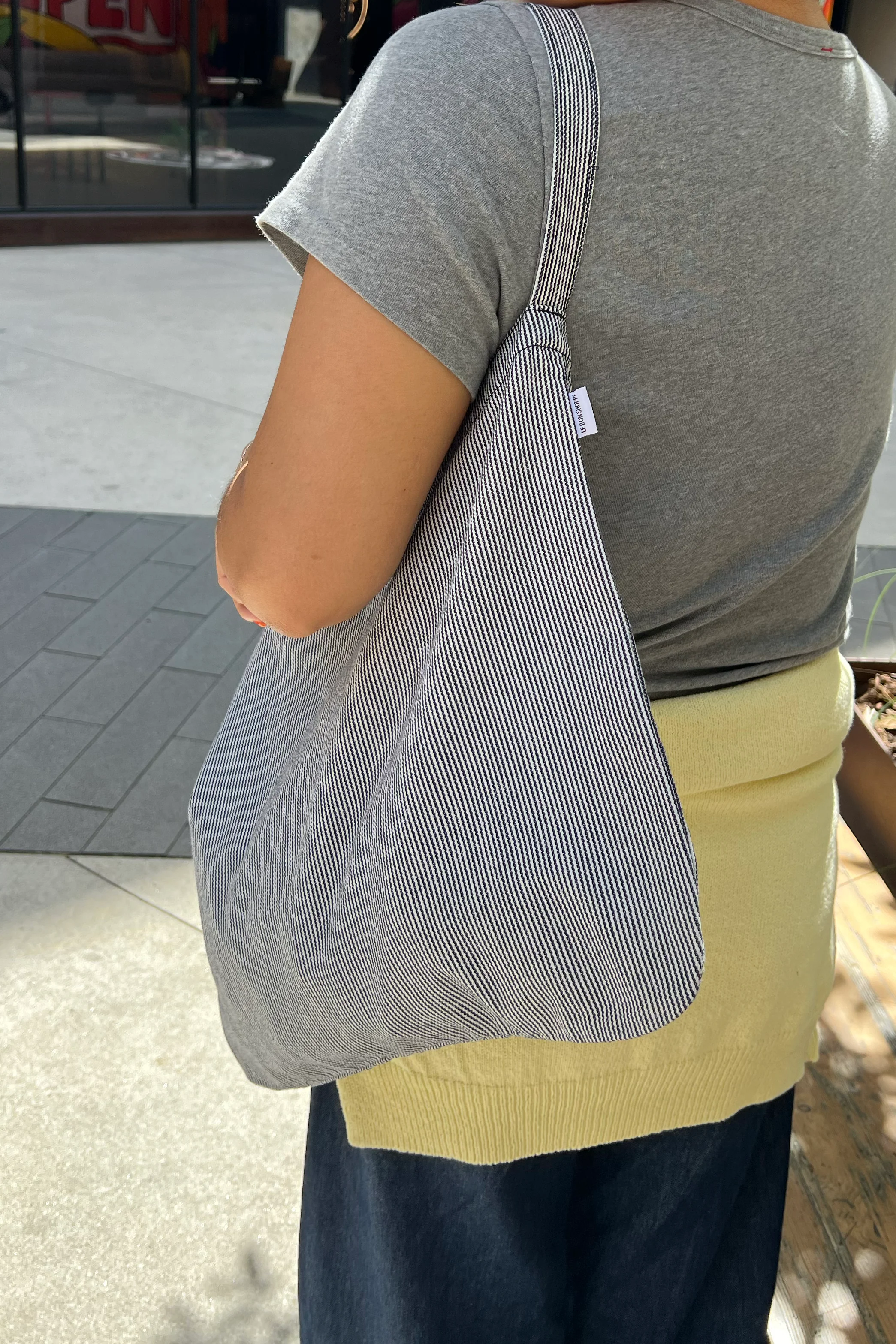 Happy Carry Bag - Blue Stripe - Image 2