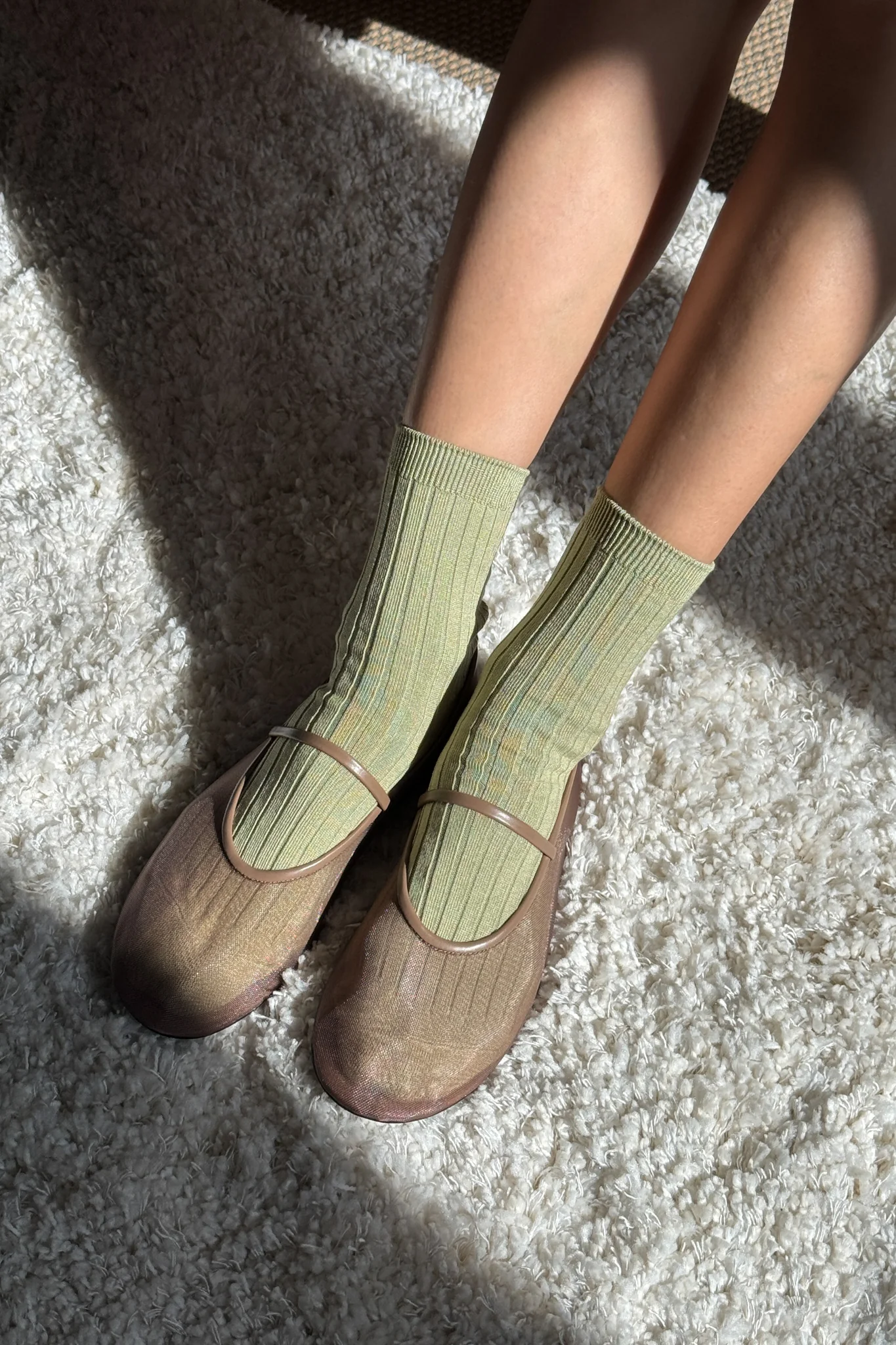 Her Socks (MC cotton) - Avocado - Image 3