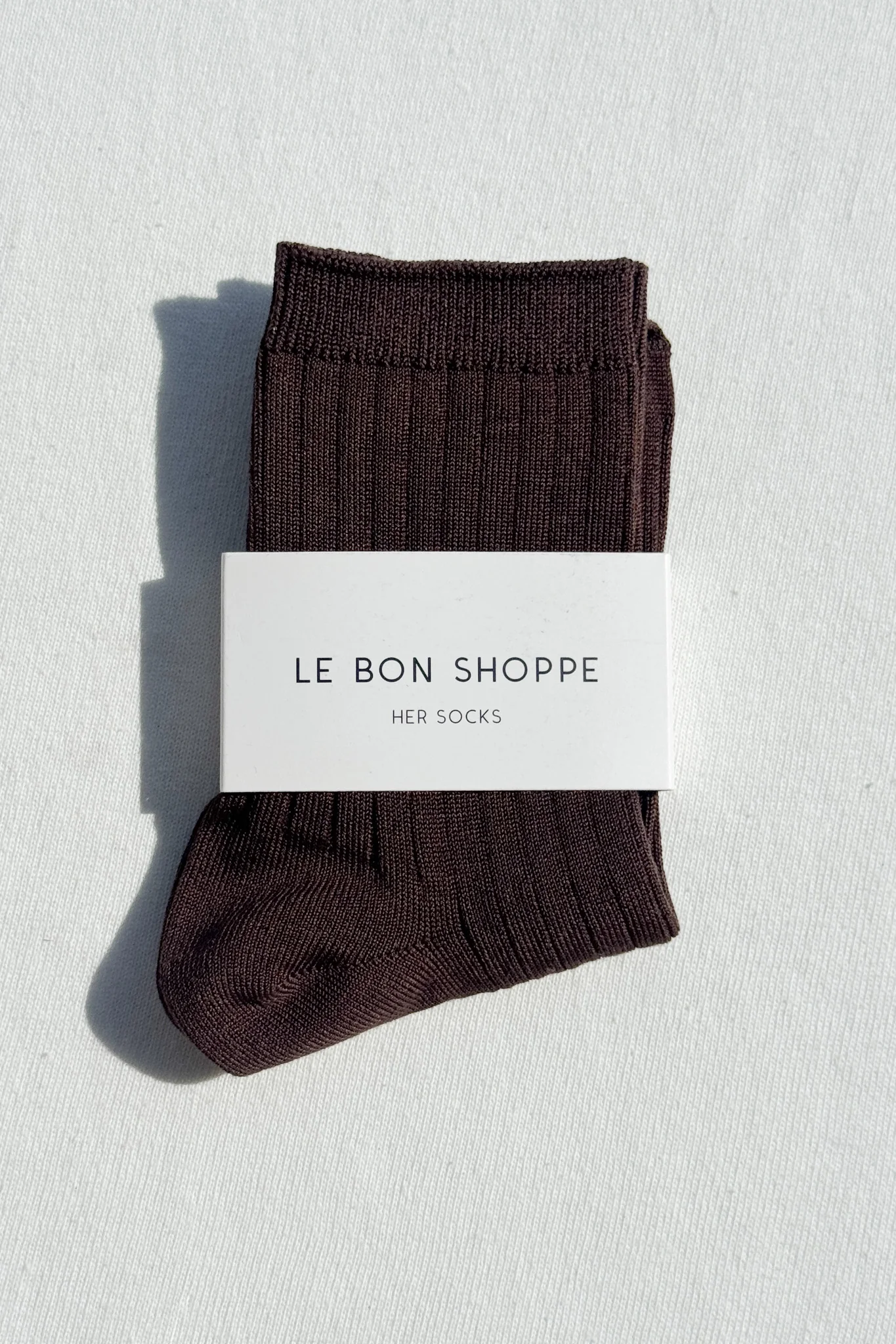 Her Socks (MC cotton) - Coffee - Image 3