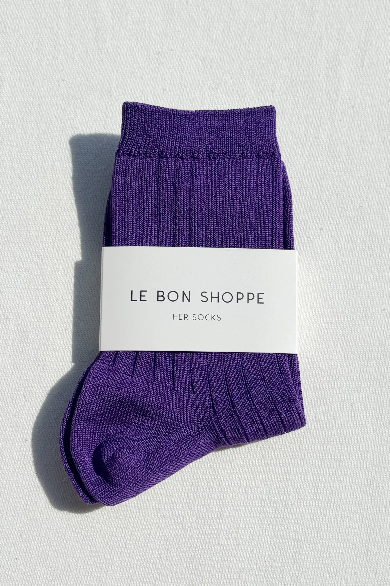 Her Socks (MC cotton) - Eggplant - Image 5
