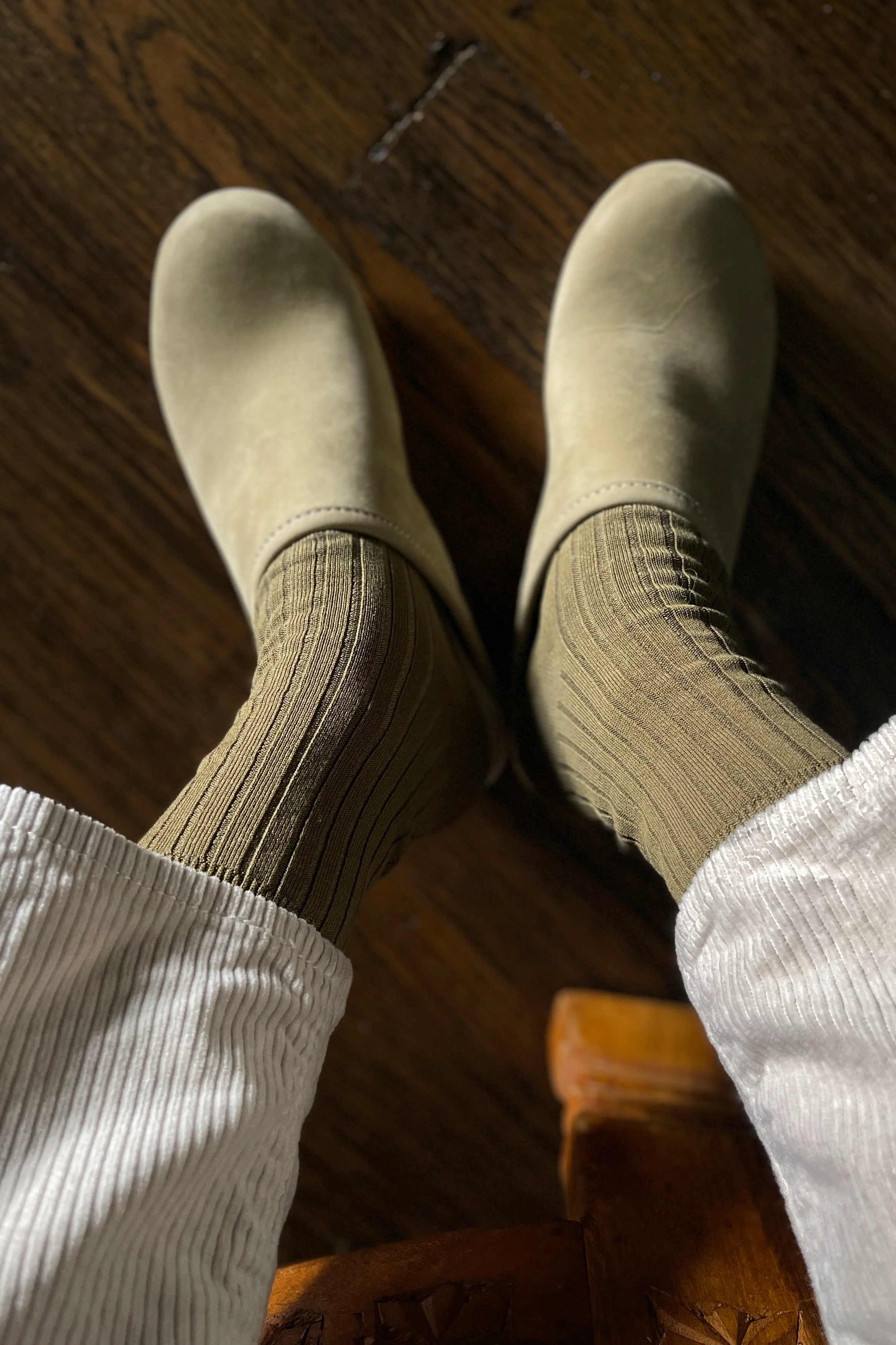 Her Socks (MC cotton) - Pesto - Image 4