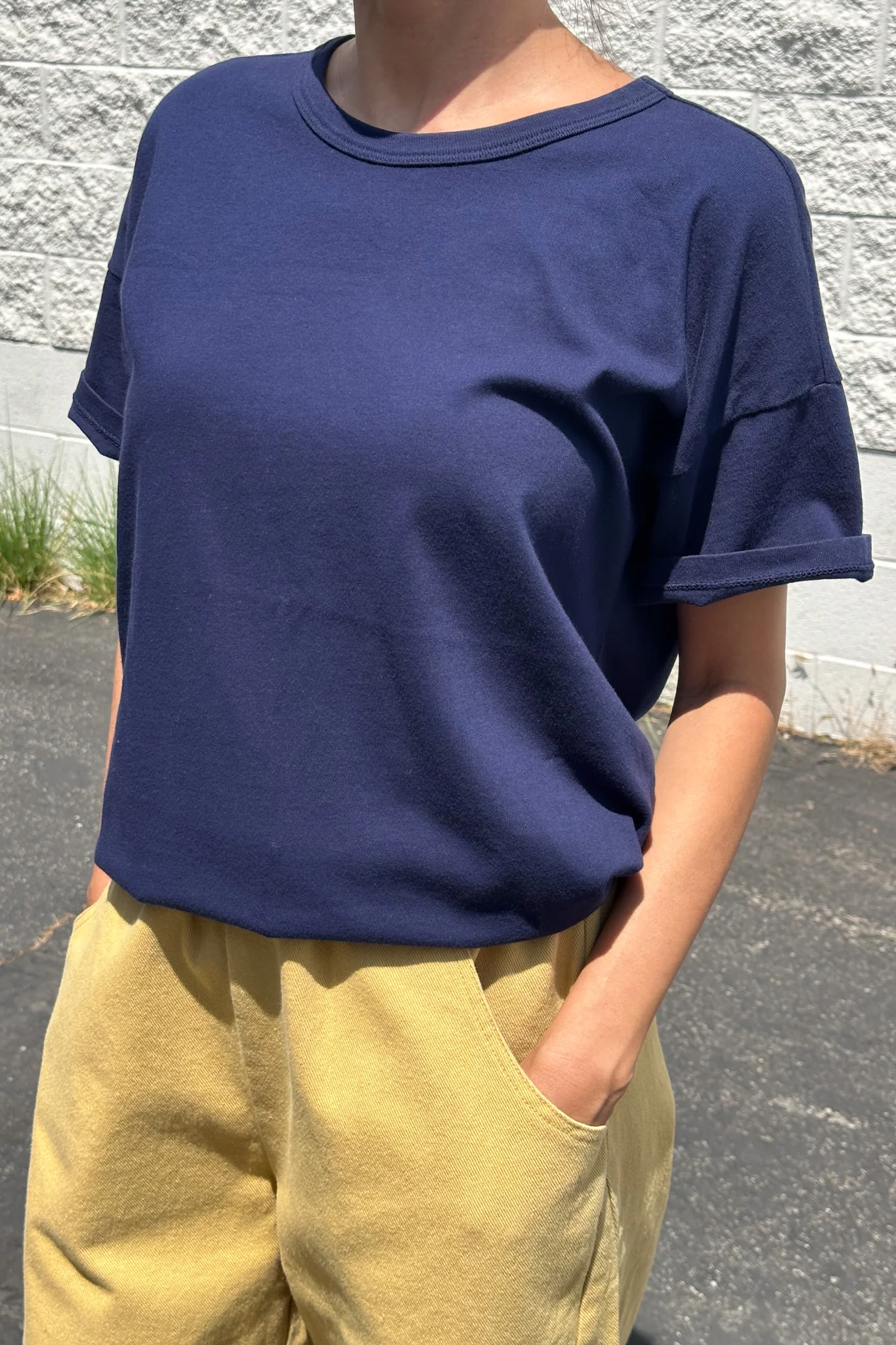 Her Tee - Navy - Image 2