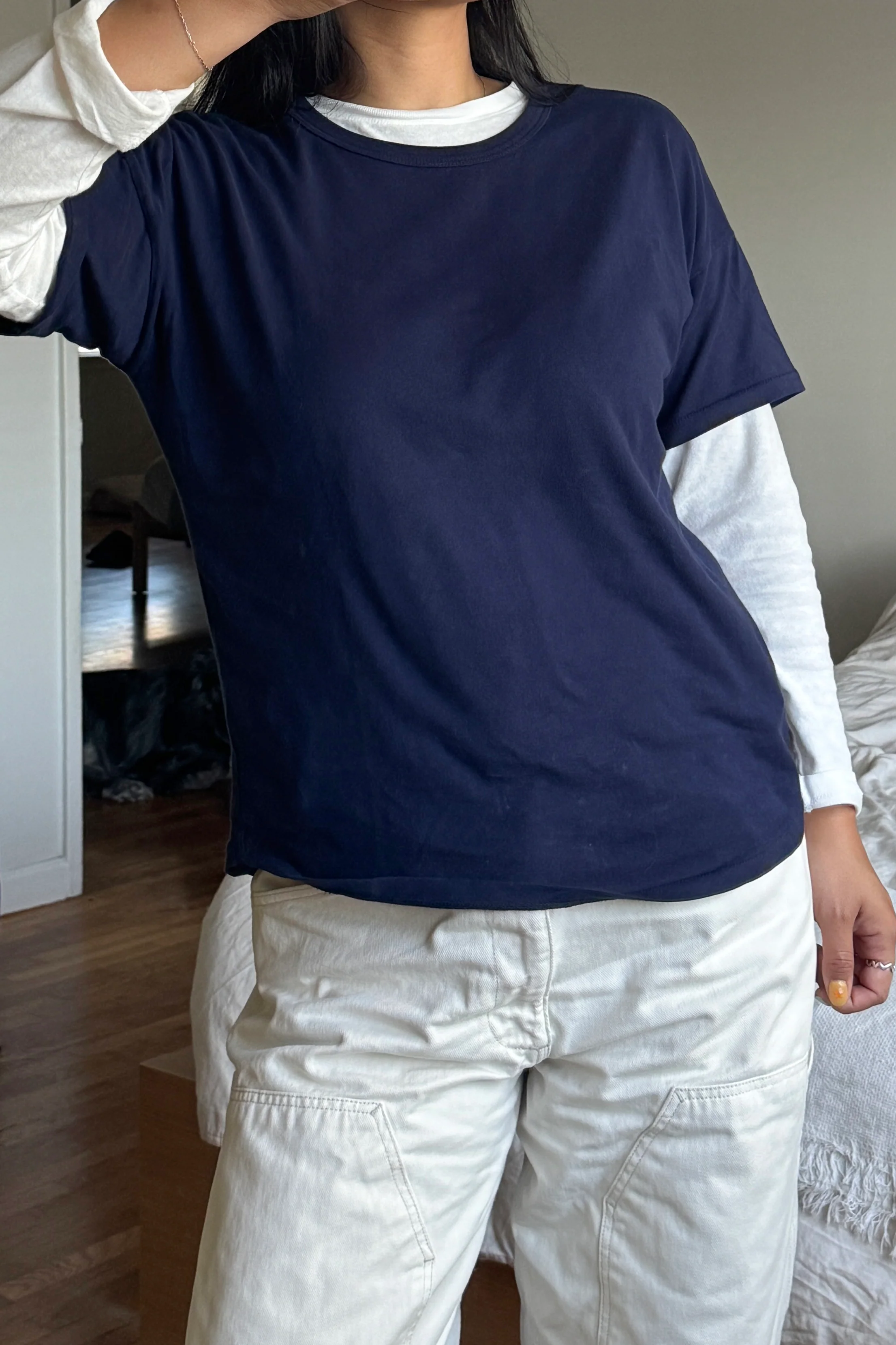 Her Tee - Navy - Image 3
