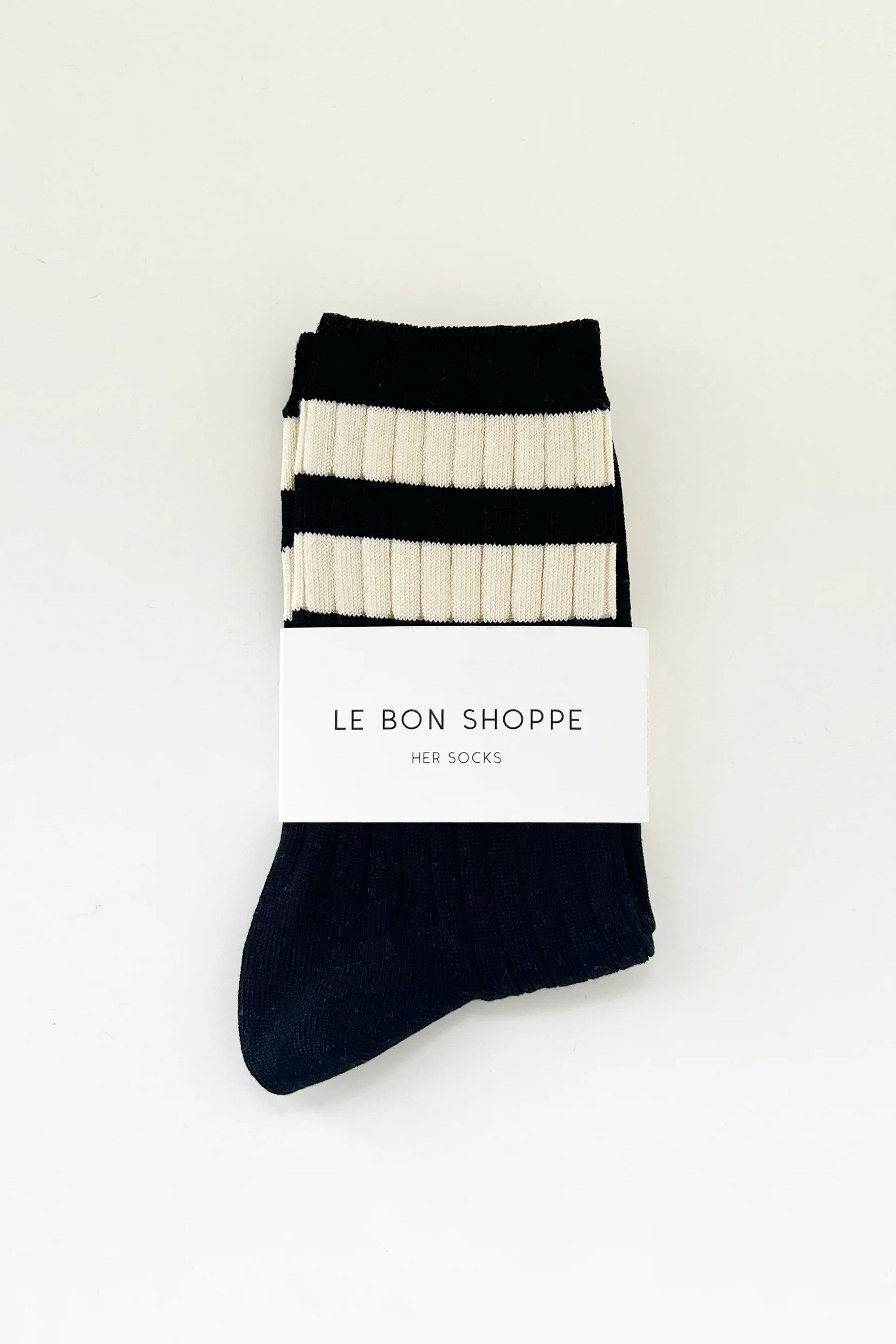 Her Varsity Socks - Black - Image 3