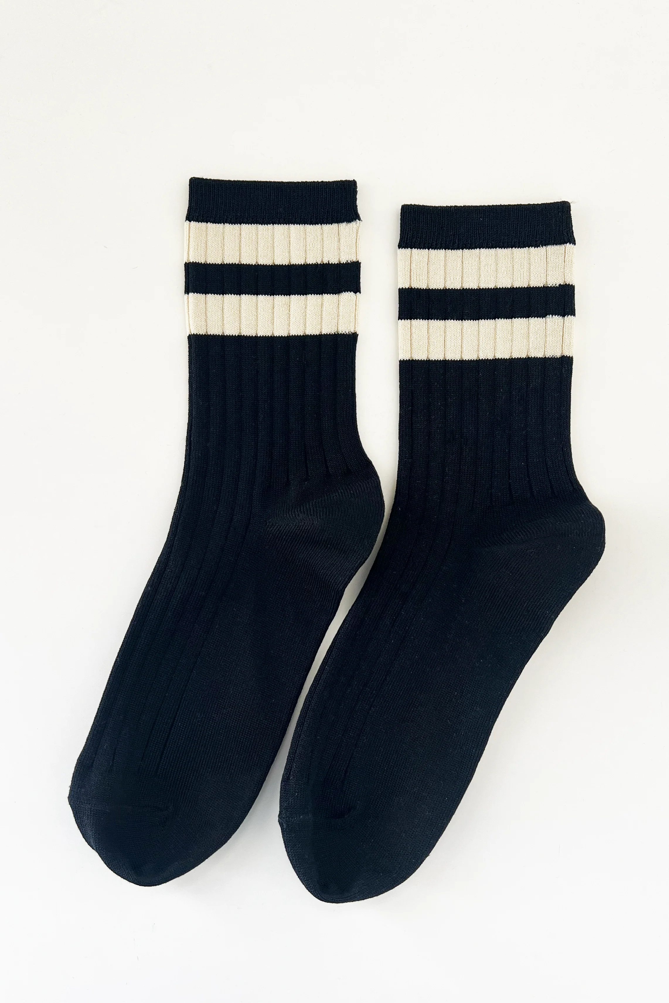 Her Varsity Socks - Black - Image 4