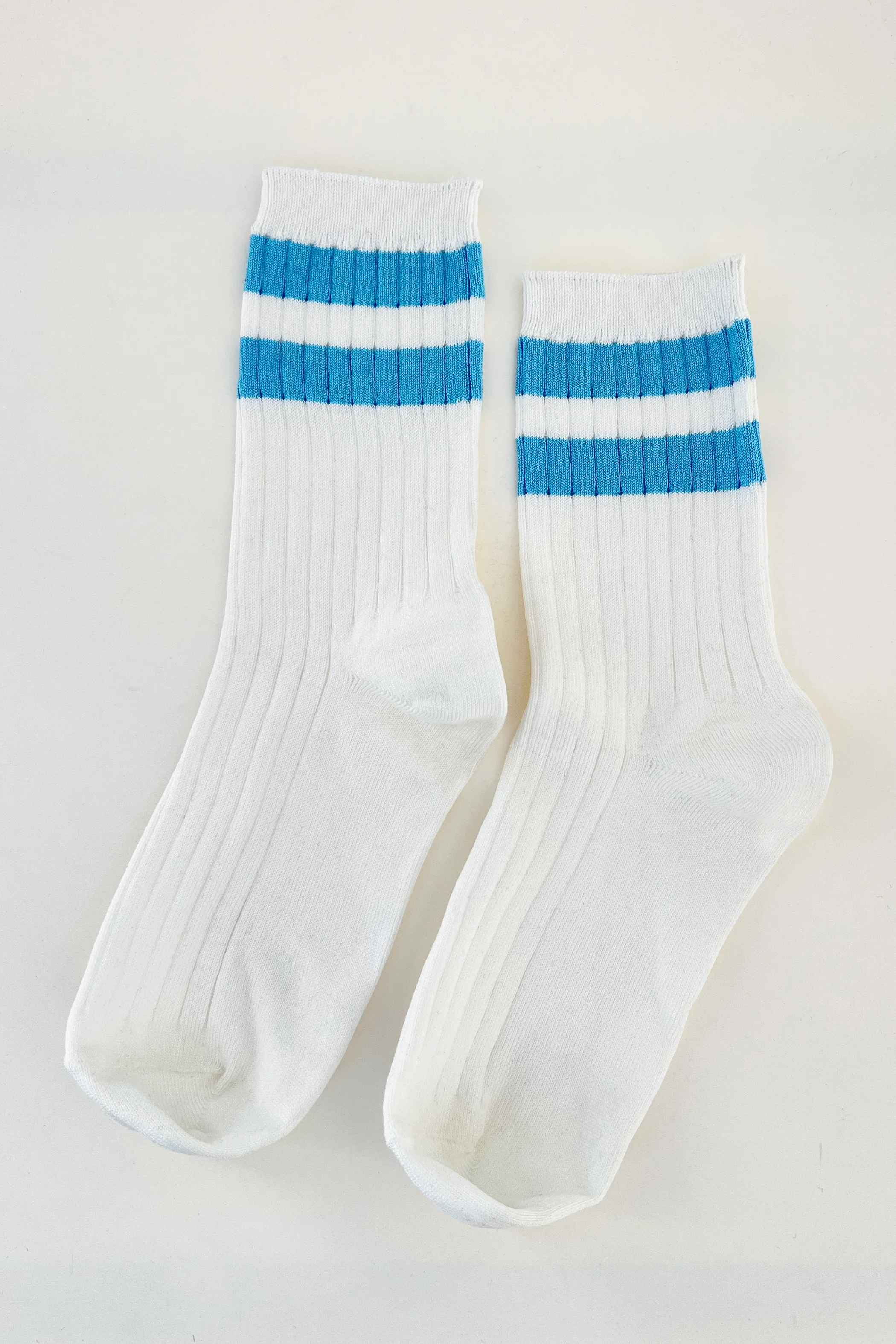 Her Varsity Socks - Blue Stripe - Image 4