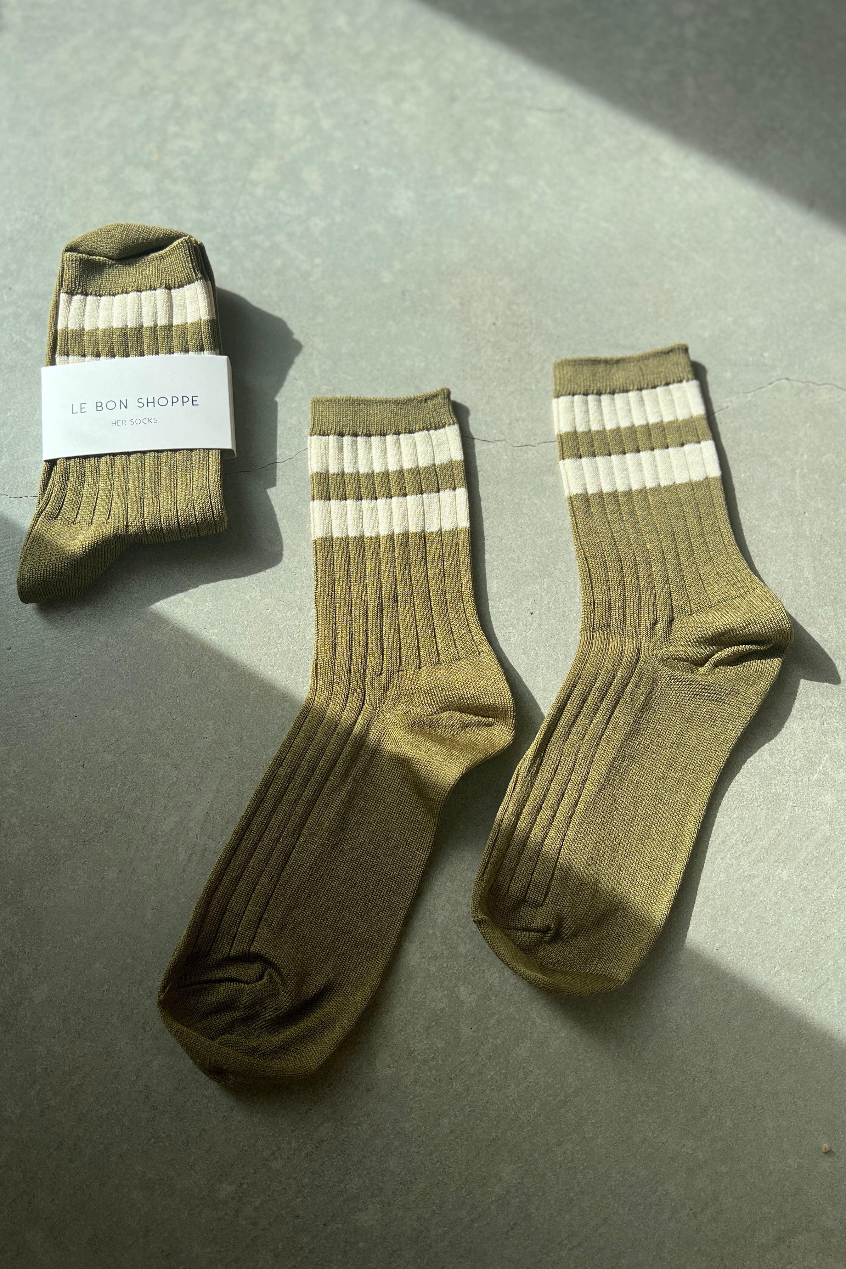 Her Varsity Socks - Fern - Image 5