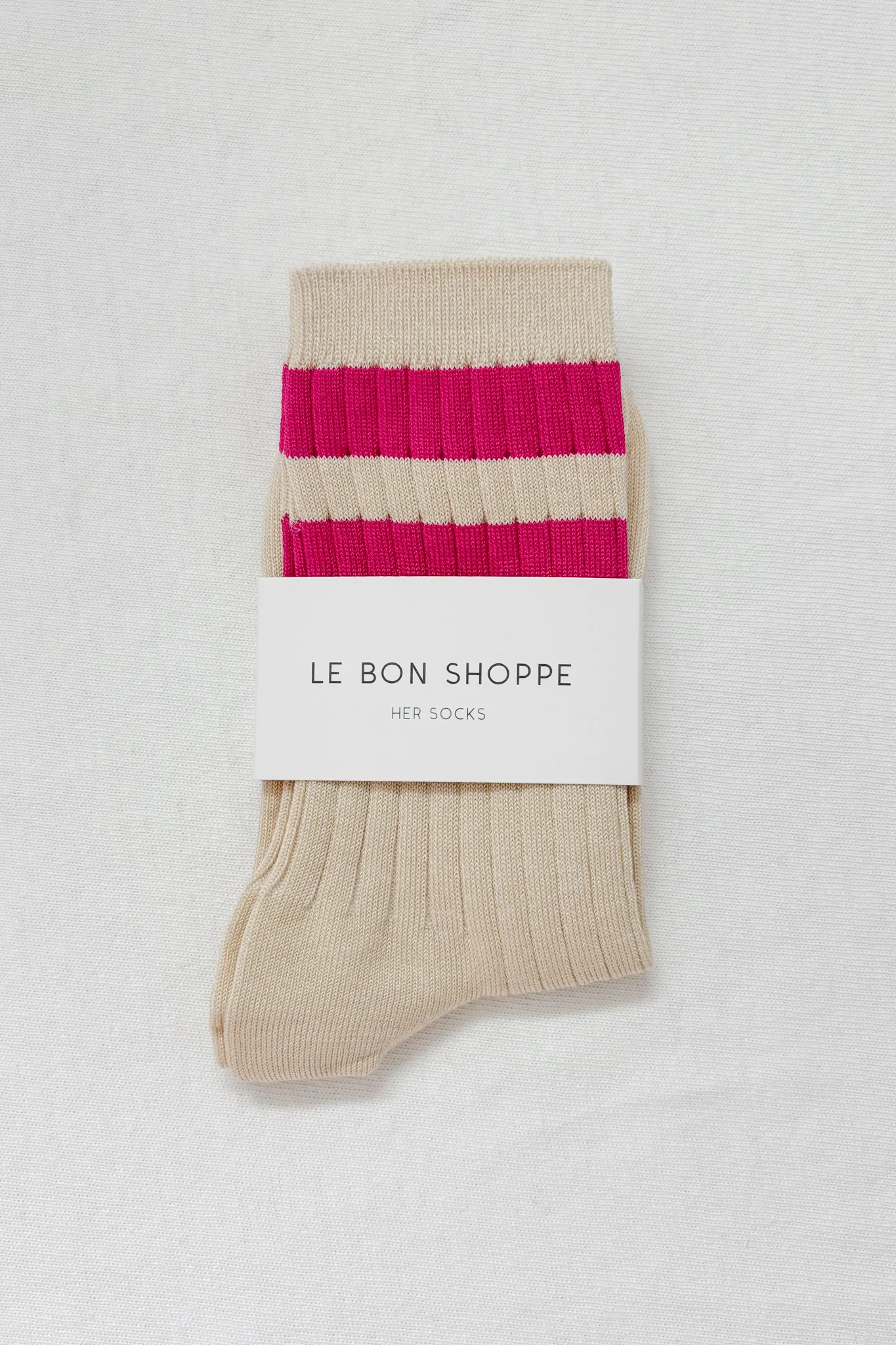 Her Varsity Socks - Magenta - Image 3