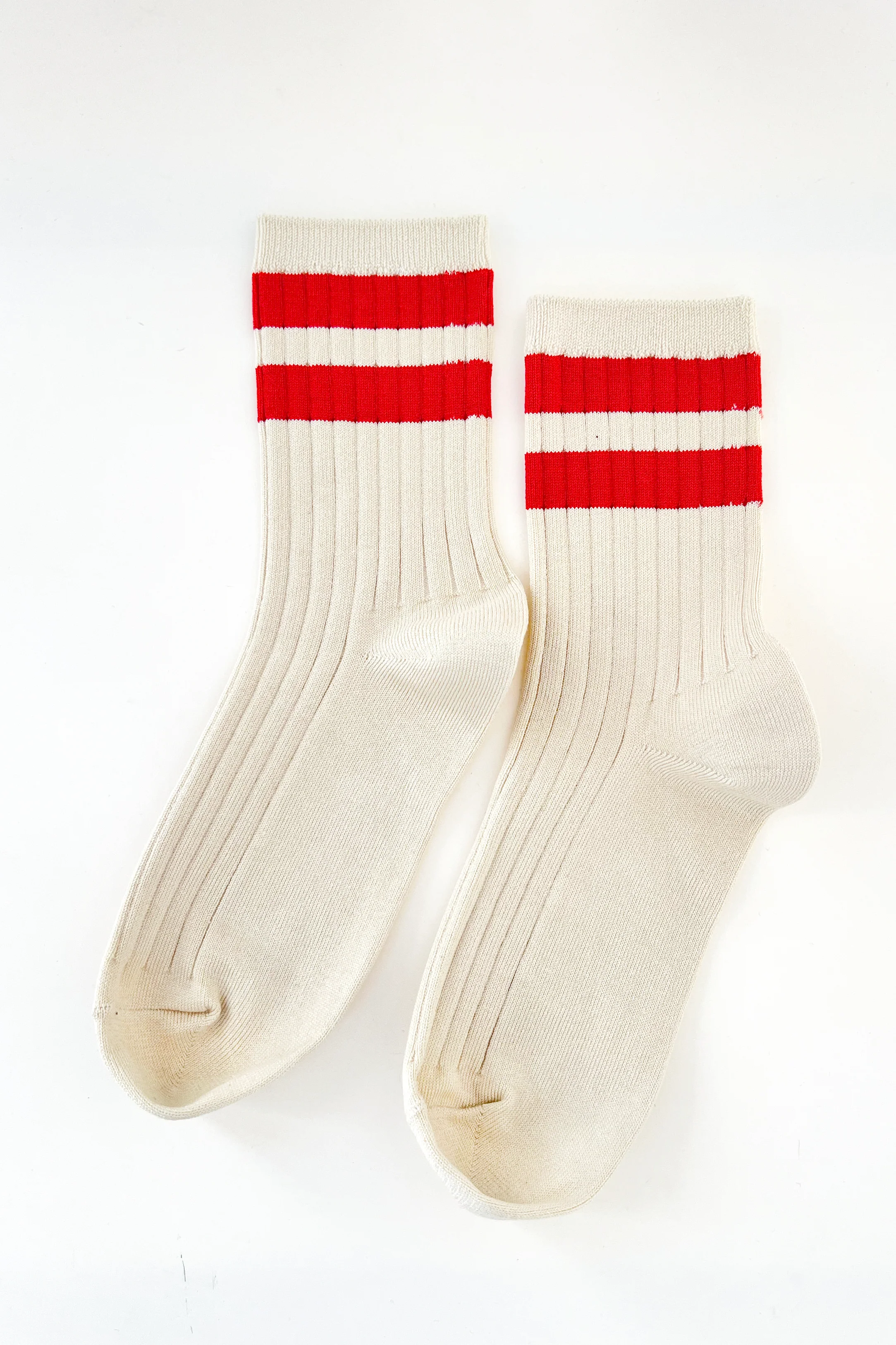 Her Varsity Socks - RED - Image 5