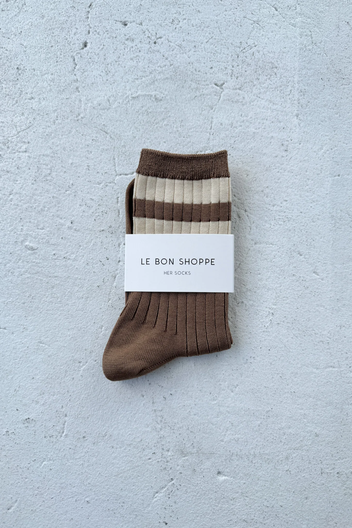 Her Varsity Socks - Toffee - Image 3