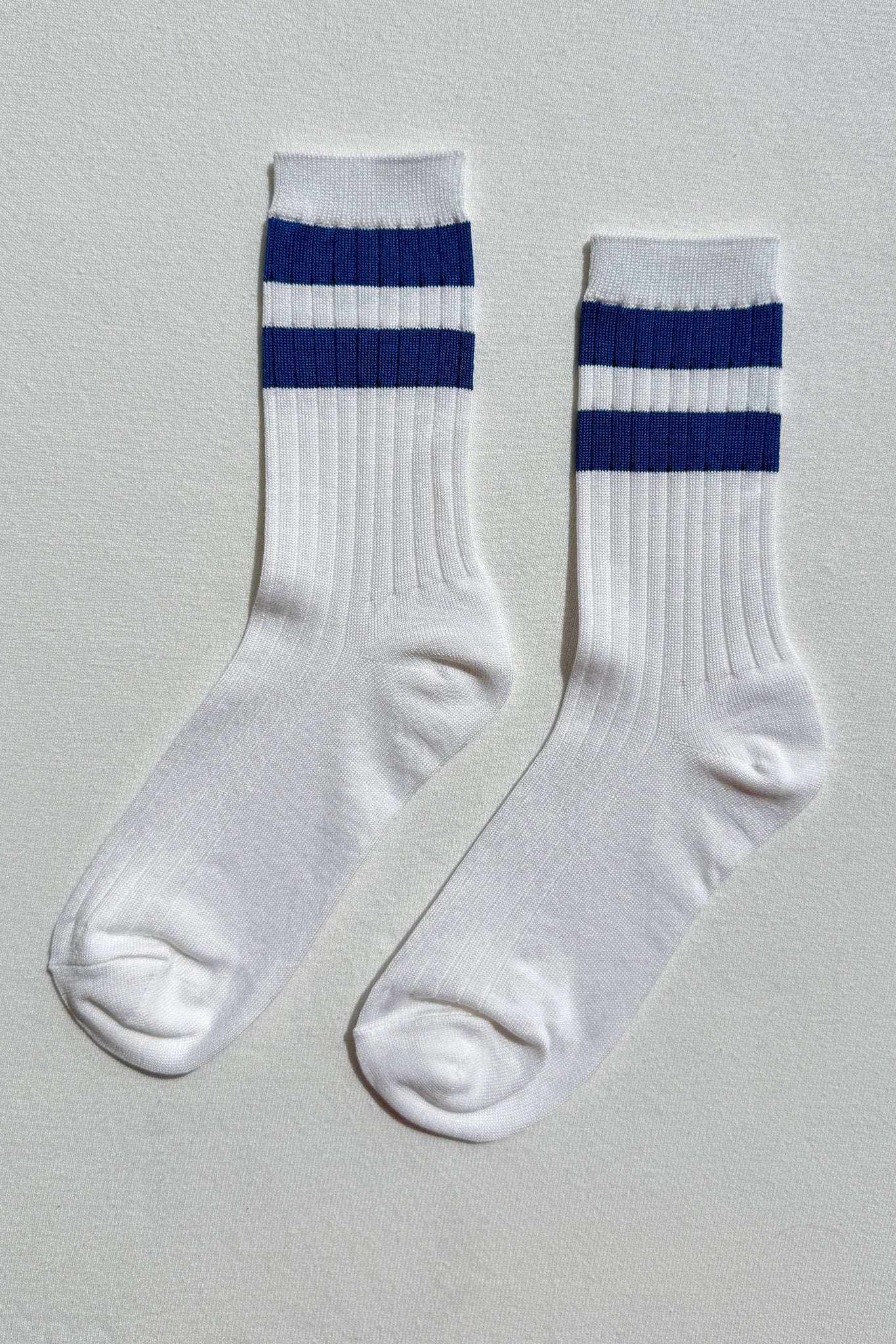 Her Varsity Socks - White Blue - Image 4