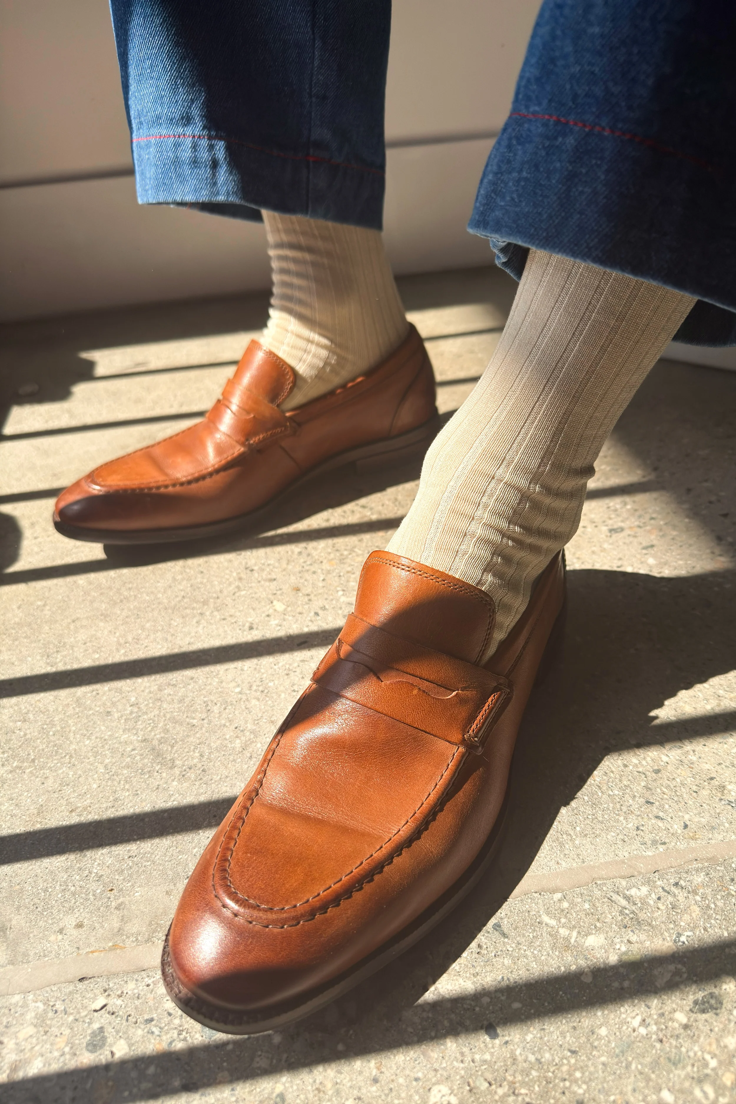 His Socks (MC cotton) - Porcelain - Image 4