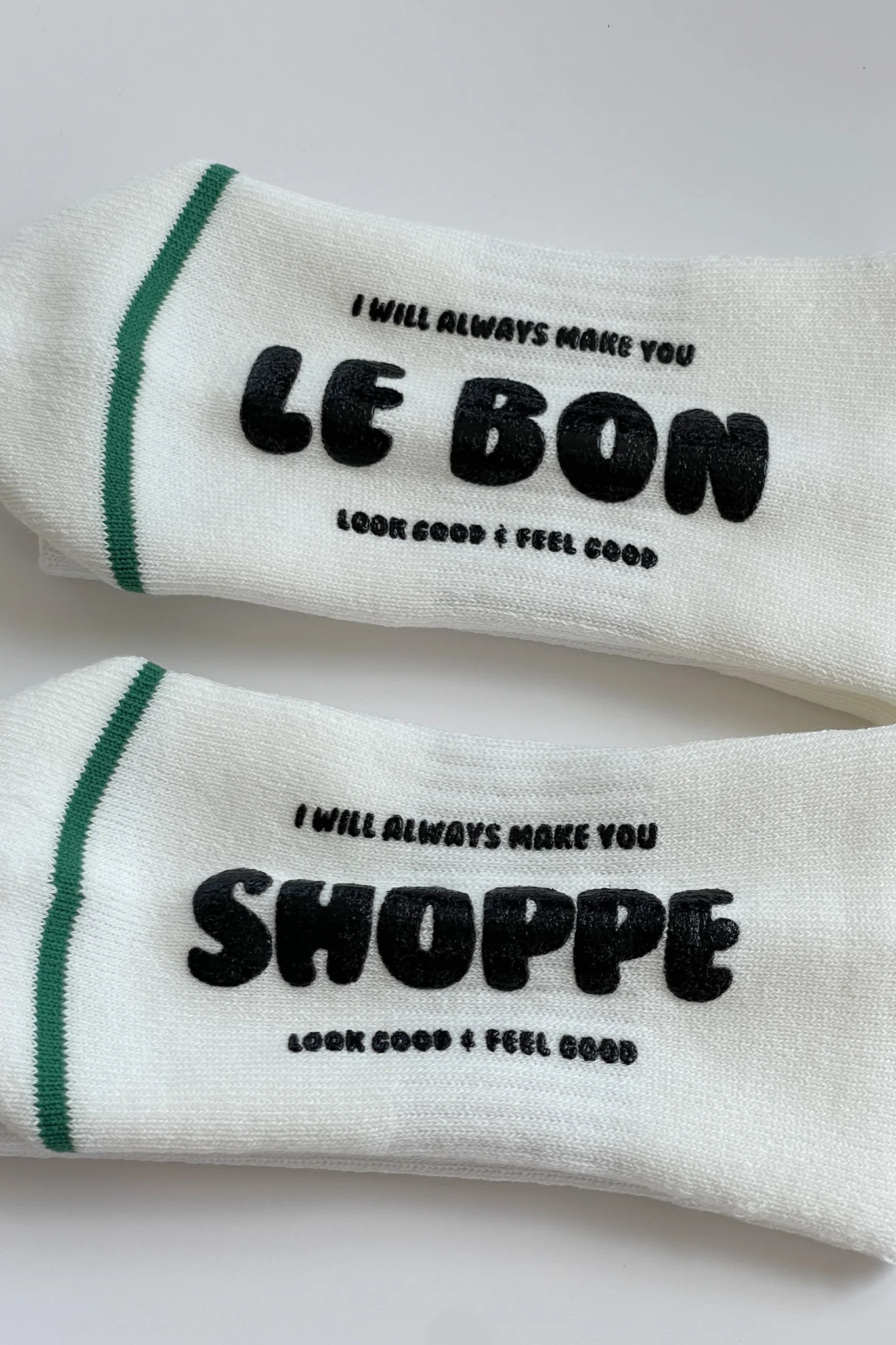 Hugger Socks - WHITE / BLACK - Image 3