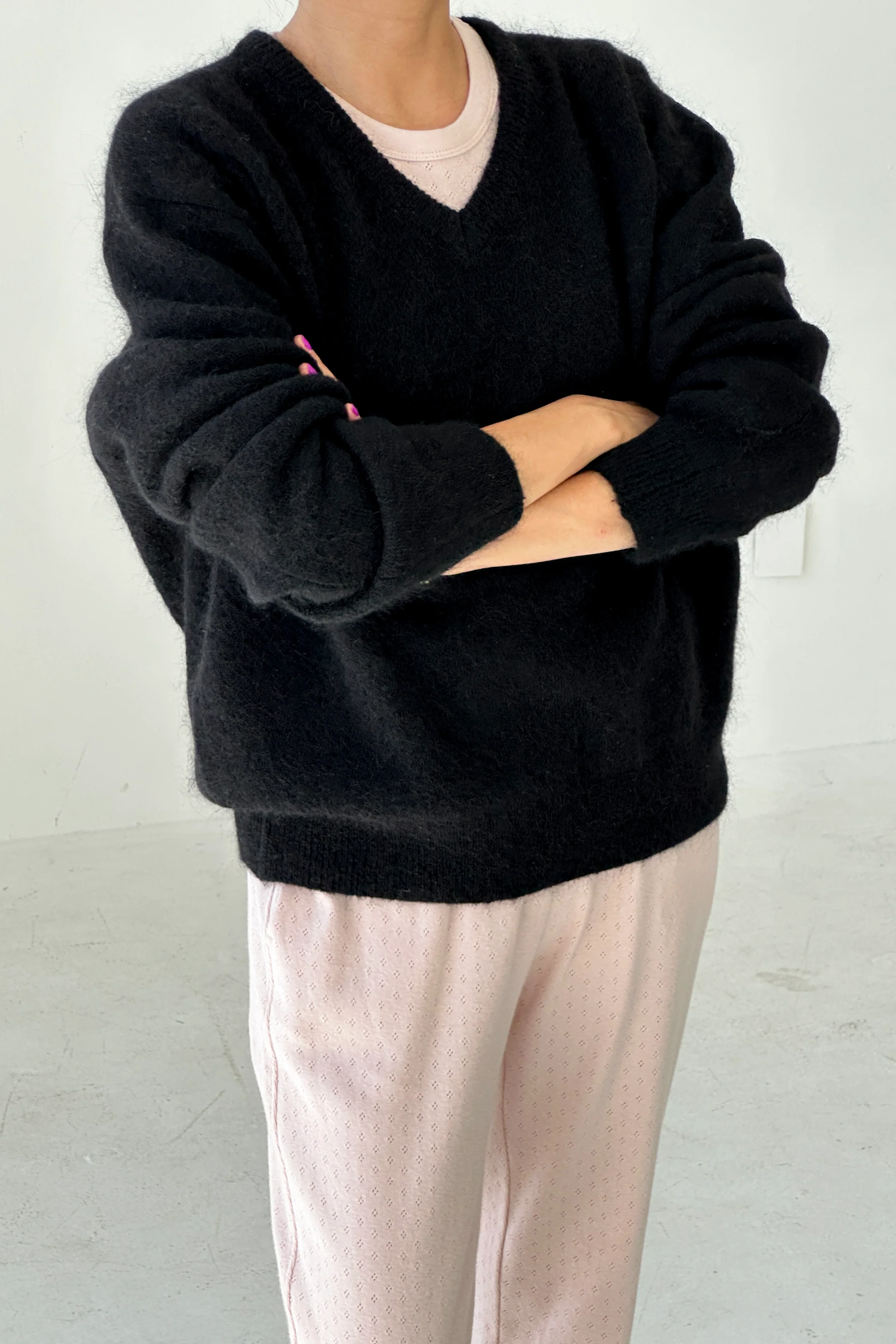 James Mohair Sweater - Black - Image 3