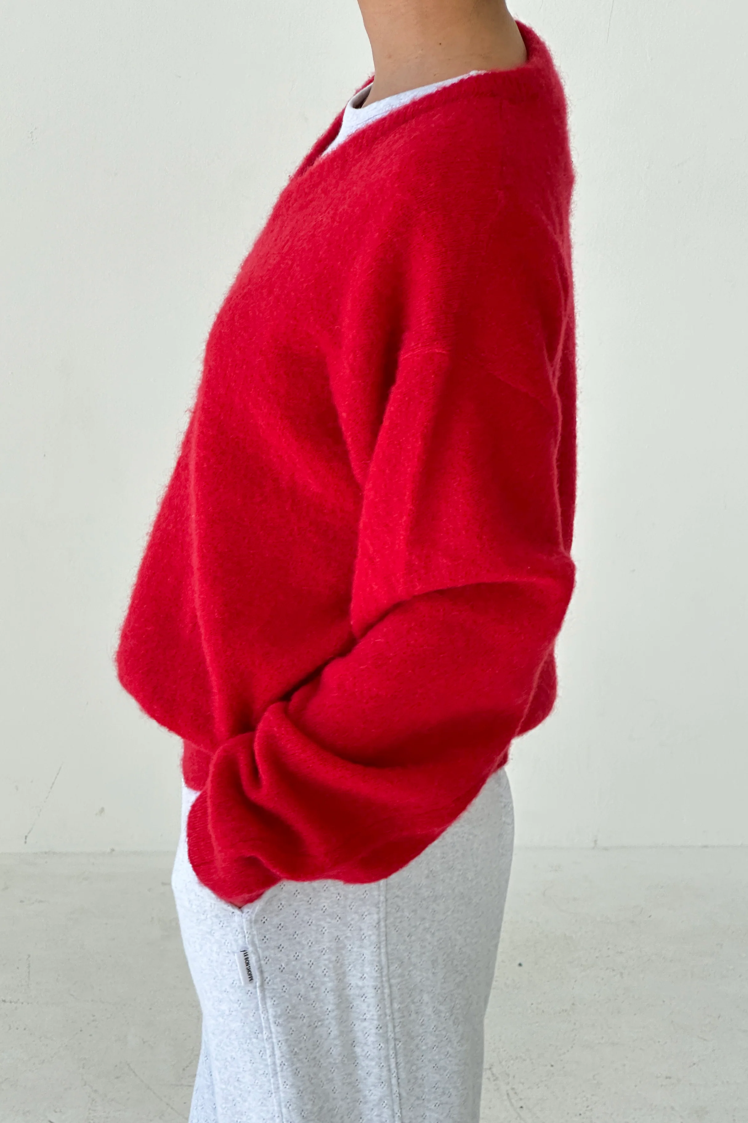 James Mohair Sweater - Red - Image 3